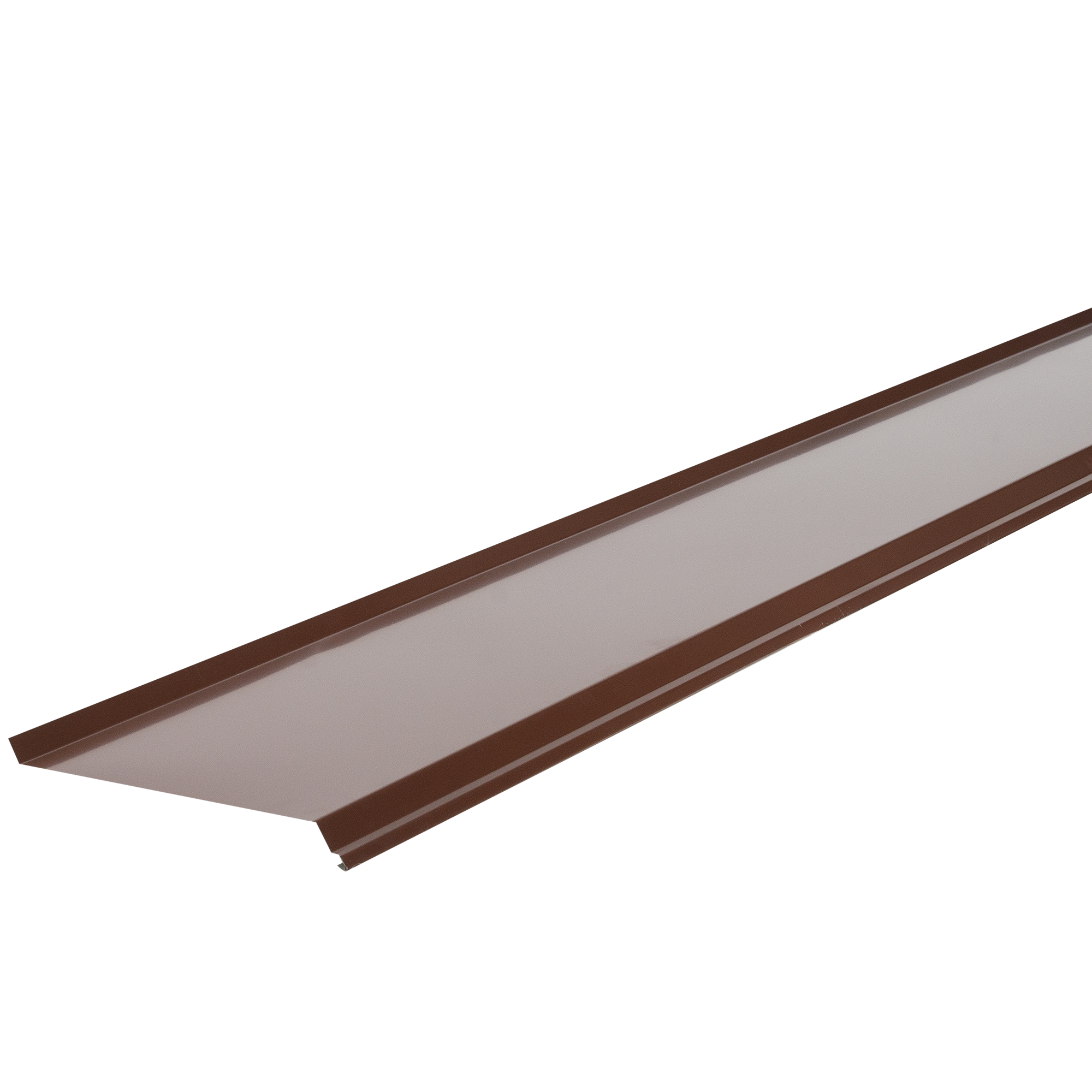 Отлив оцинкованный 150x2000 мм коричневый - 1