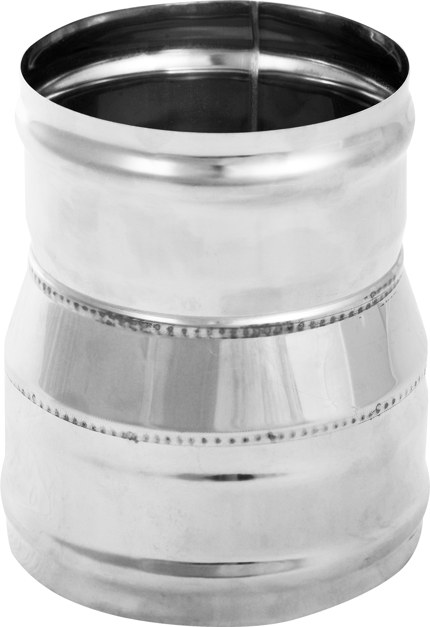 Изображение товара Переходник Corax ø 130-150 мм для дымохода из нержавейки 180 мм Россия