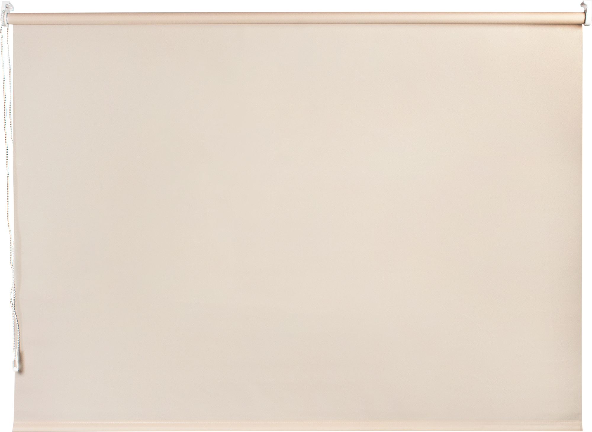 Изображение товара Штора рулонная 140x175 см экрю, безопасная и практичная защита от солнечных лучей и взглядов