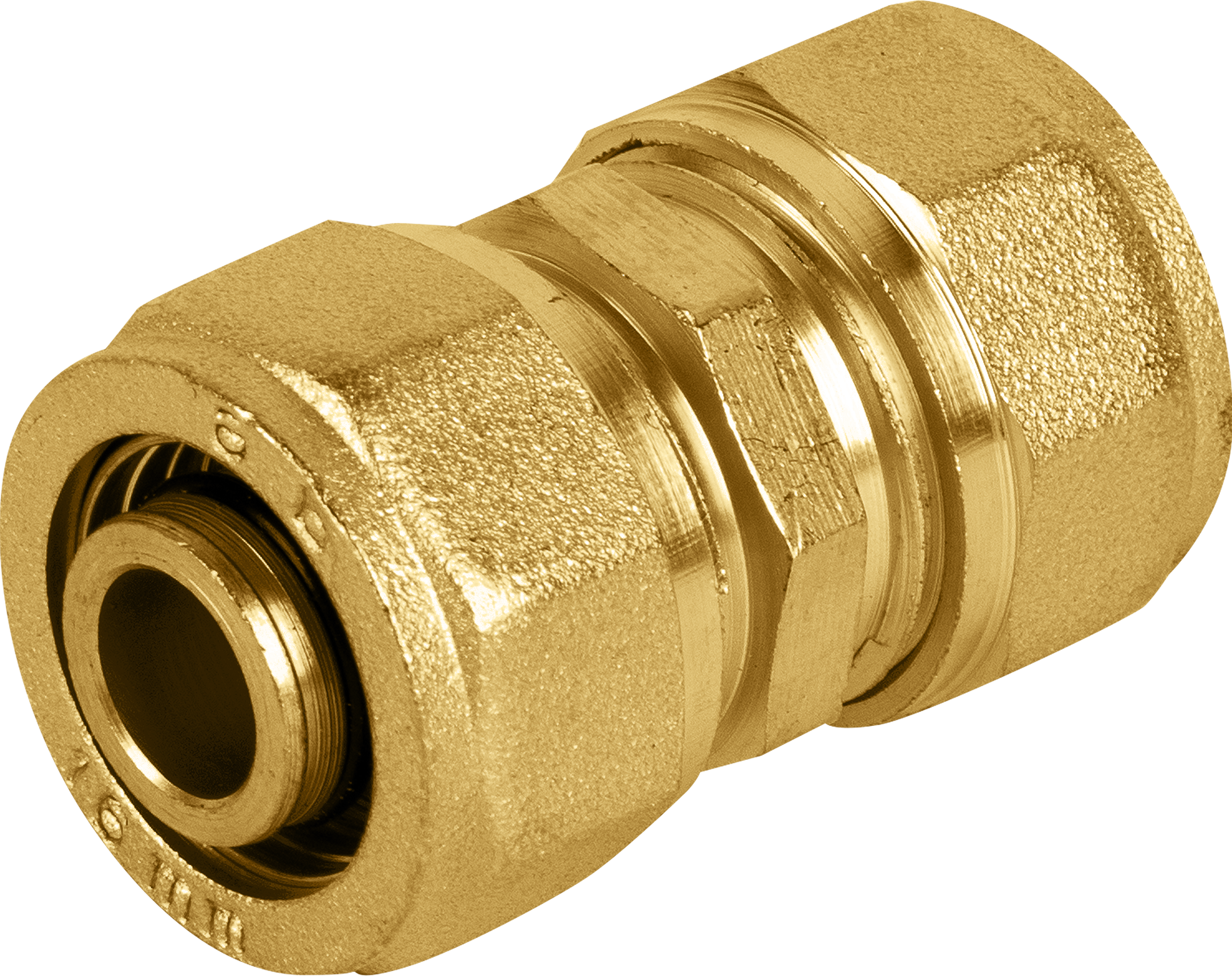 Изображение товара Муфта Aquabeam 16x16 мм латунь ABO.303.Y.001616