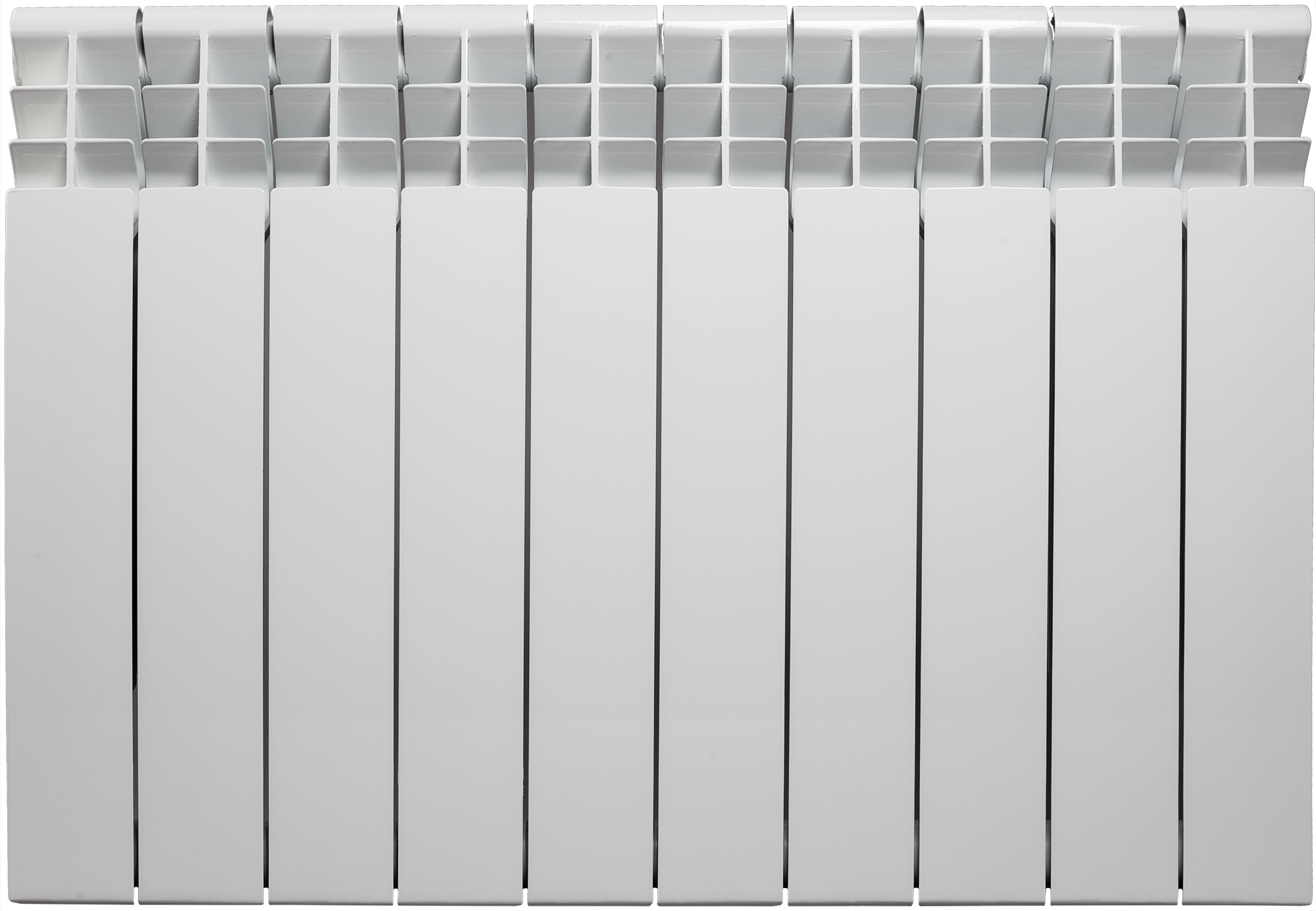 Изображение товара Радиатор Vittoria Плюс 87/500 10 секций боковое подключение белый высокого давления