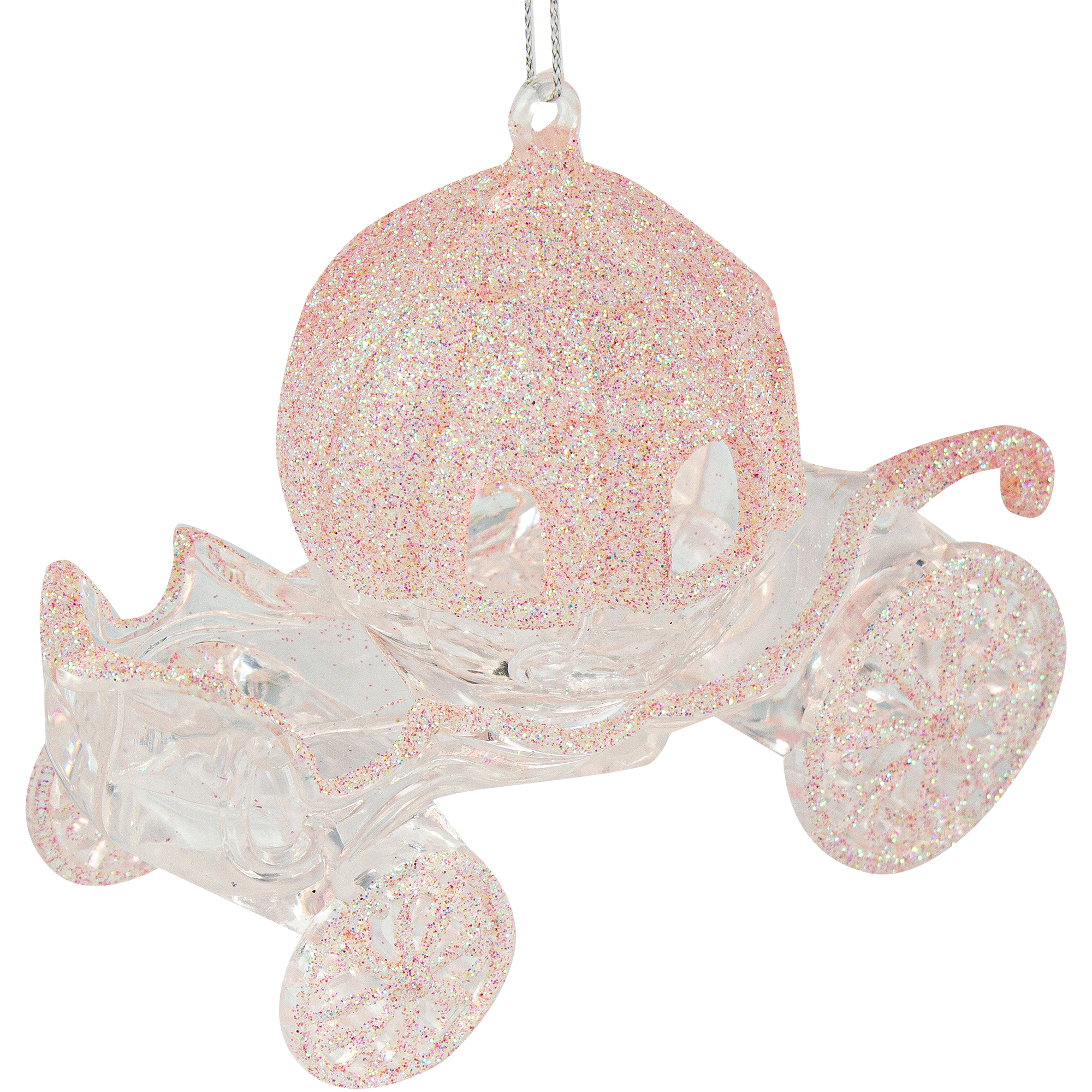 Изображение товара Украшение ёлочное ErichKrause Decor «Мармеладная карета», 12 см, пластик, цвет розовый