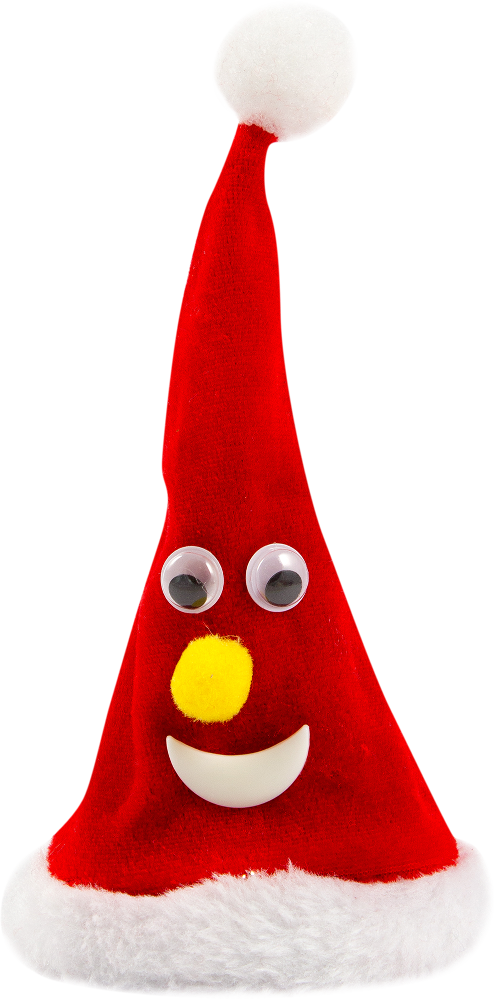 Изображение товара Новогоднее украшение Санта Клаус с движением и звуком 7 см