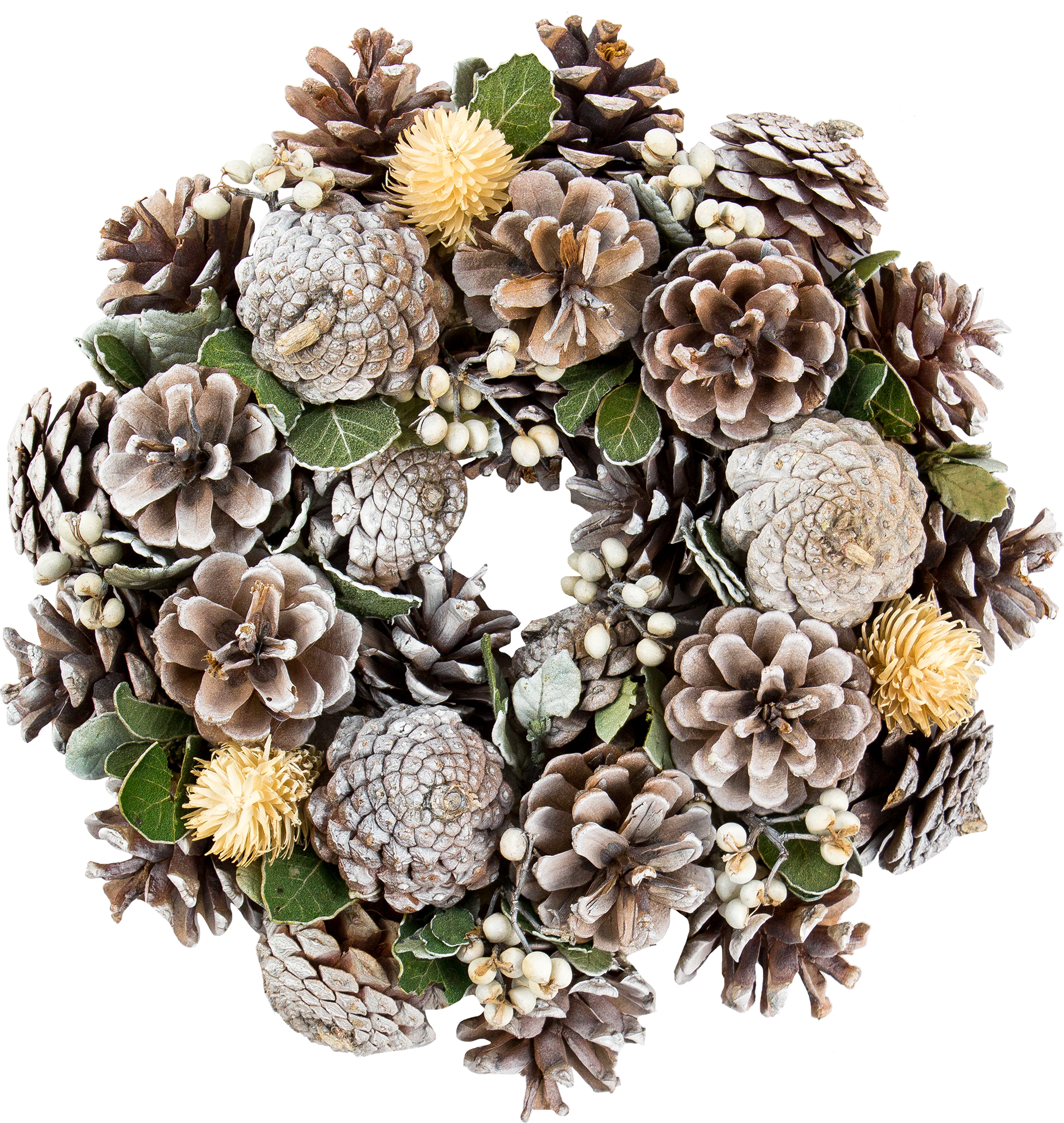 Изображение товара Декоративный рождественский венок 25 см многофункциональный для внутреннего и наружного украшения
