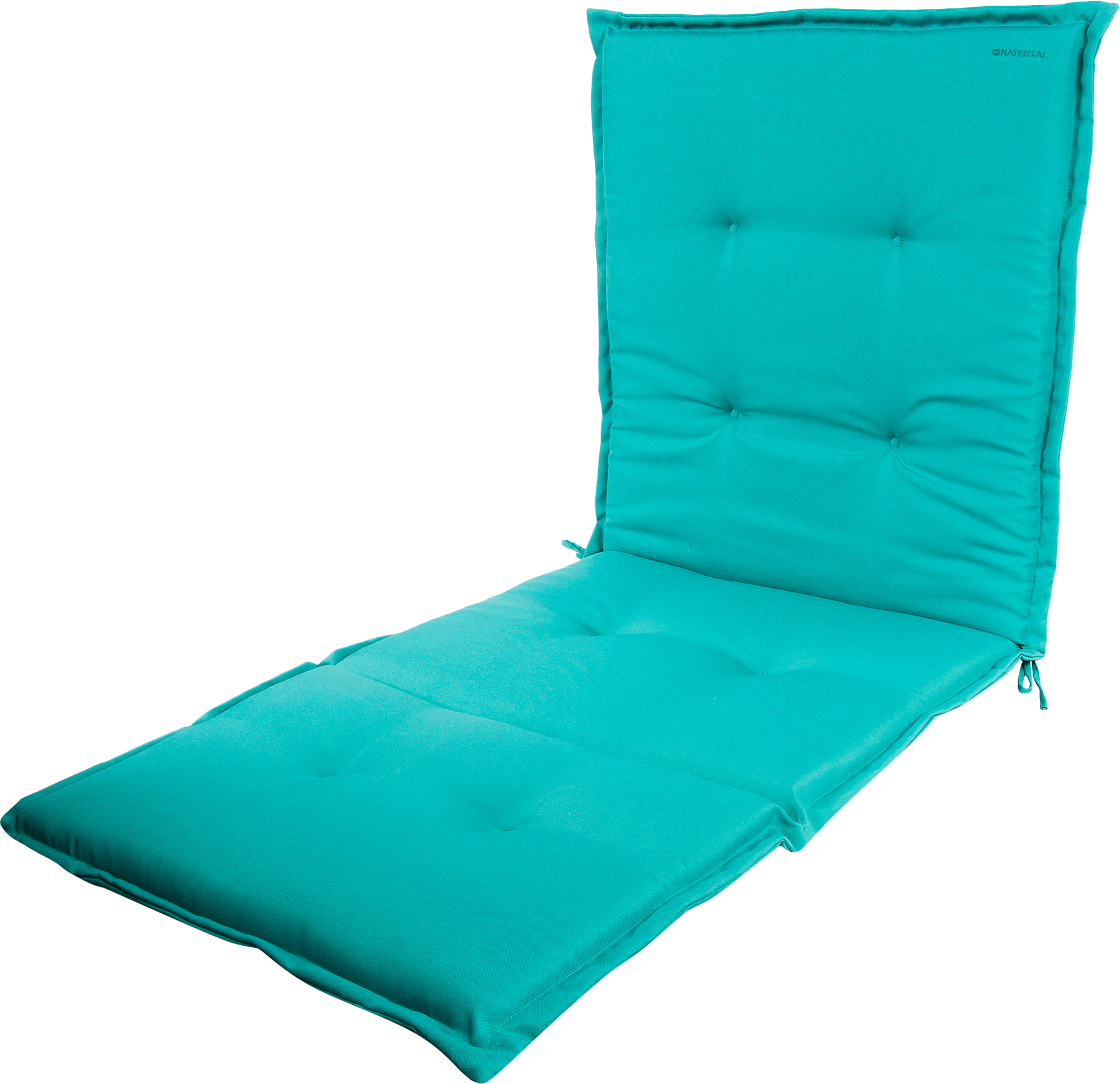 Изображение товара Подушка для шезлонга голубая 165х65х5 см, полиэстер