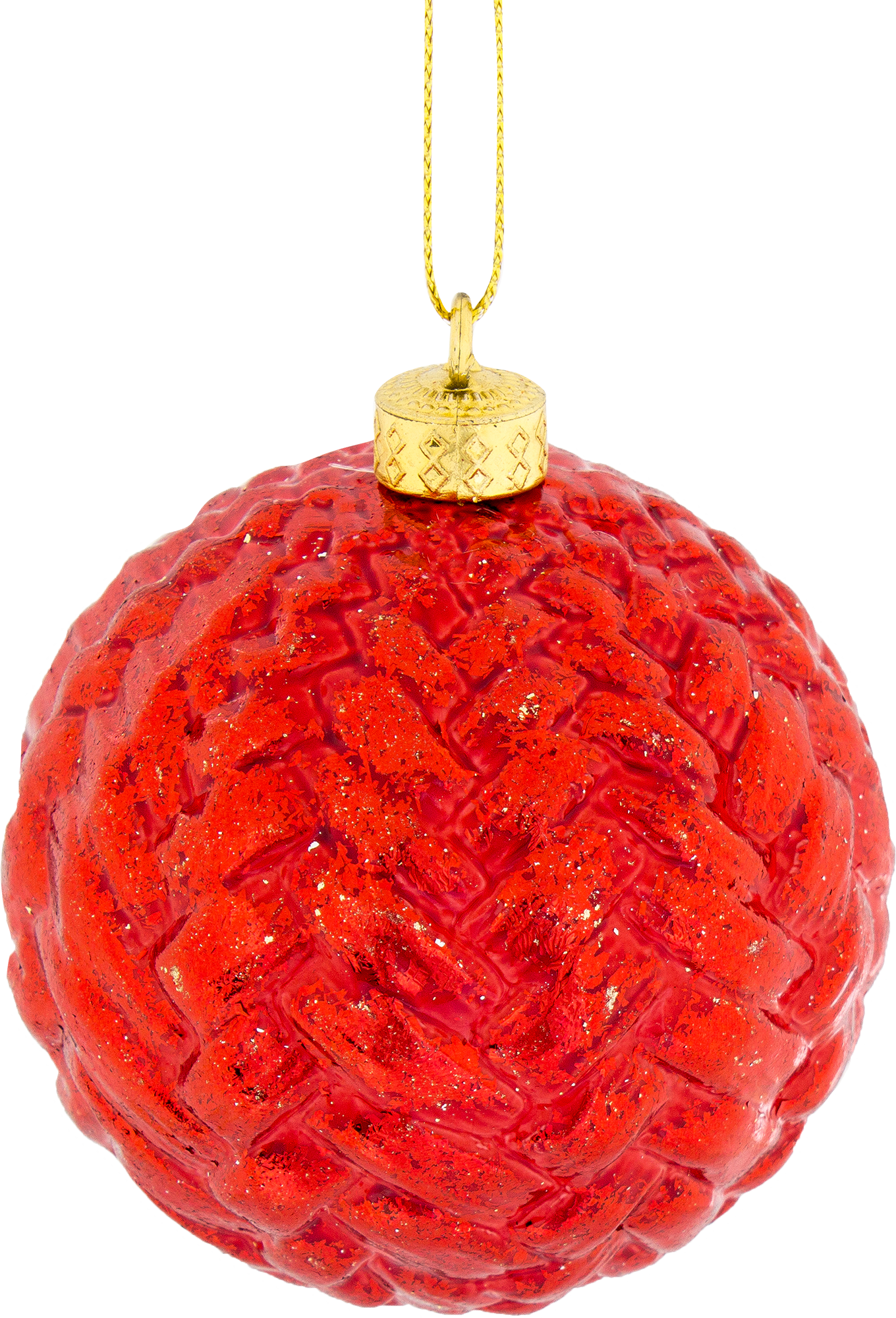 Изображение товара Шар ёлочный, 7.8 см, пластик, цвет красный