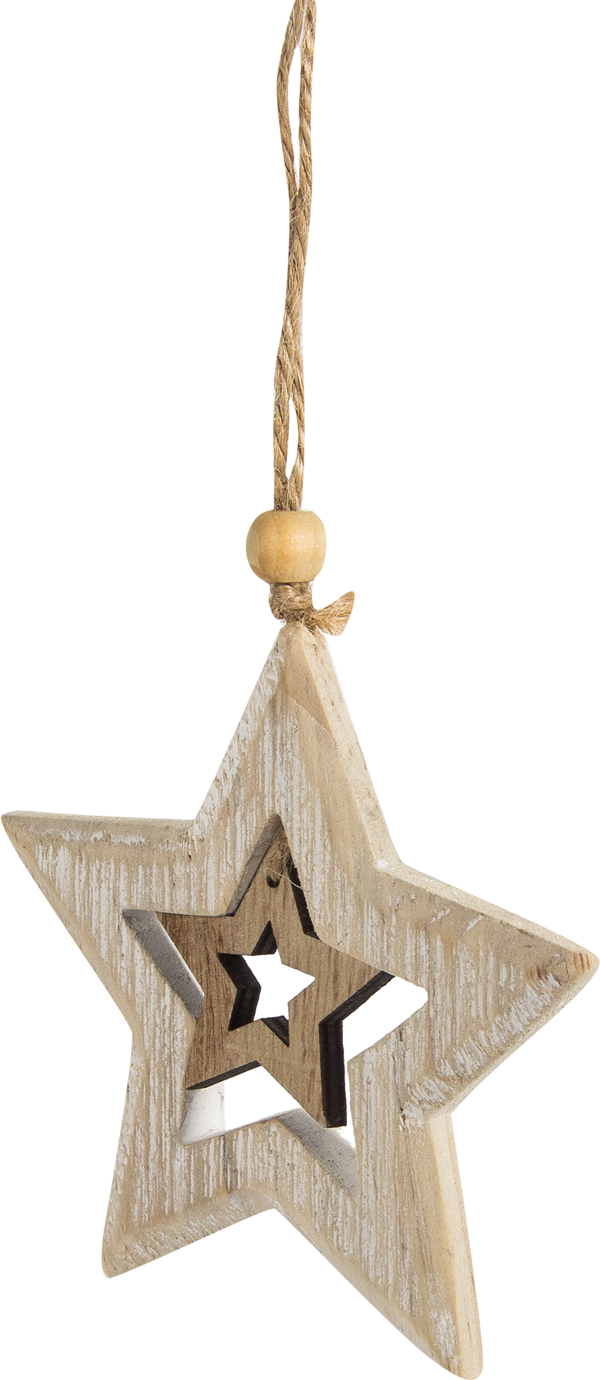 Изображение товара Украшение ёлочное «Звёздочка», 11 см, дерево