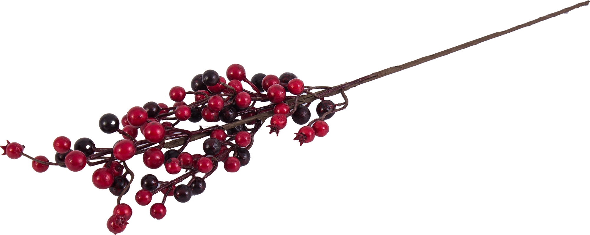 Изображение товара Декоративная веточка Веточка для интерьера и подарков 20 см Красный