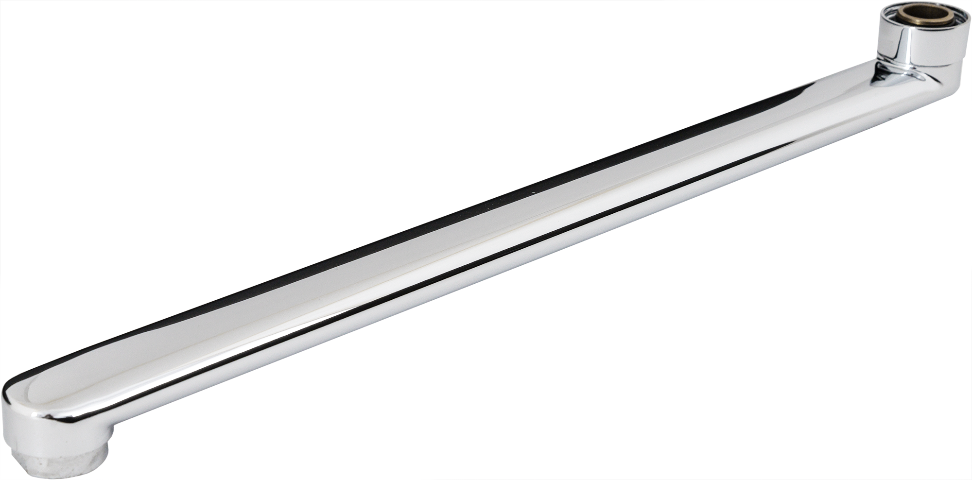 Изображение товара Излив для смесителя 35 см с хромированным покрытием универсальный