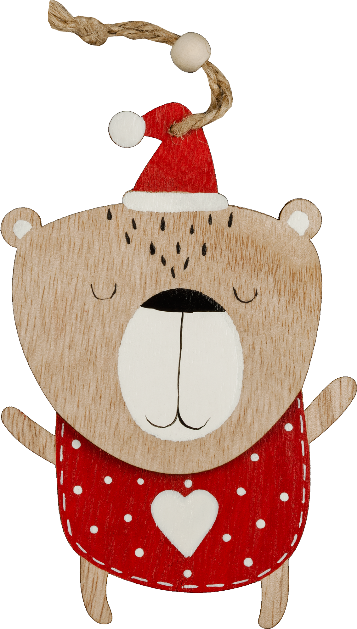 Изображение товара Украшение ёлочное ErichKrause Decor «Новогодний зверёк», 12 см, дерево