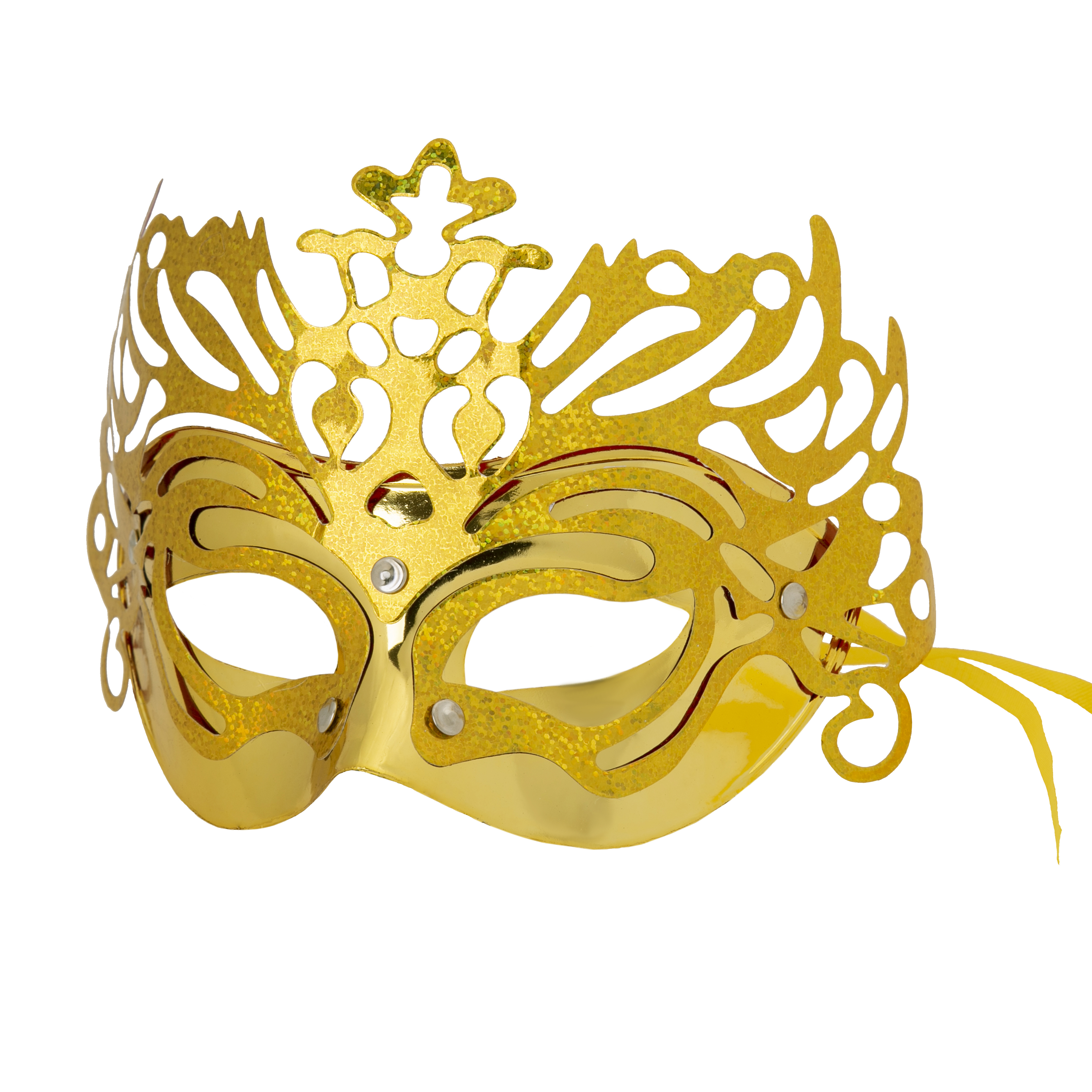 Изображение товара Маска маскарадная «Королева», цвет золотой