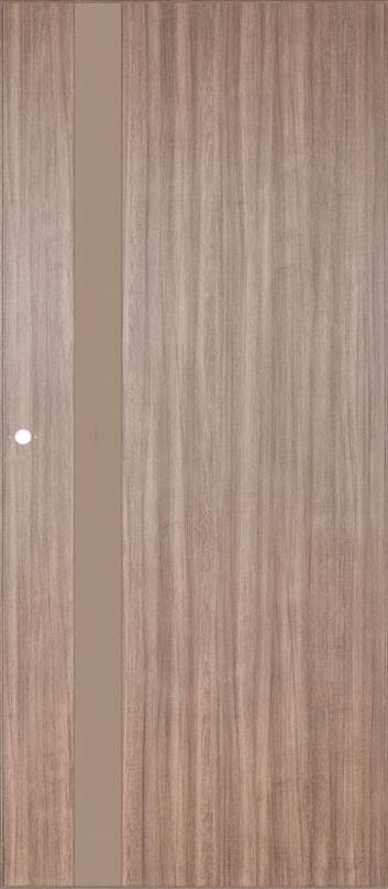 Изображение товара Дверь межкомнатная остеклённая Селена 80x200 см цвет орех