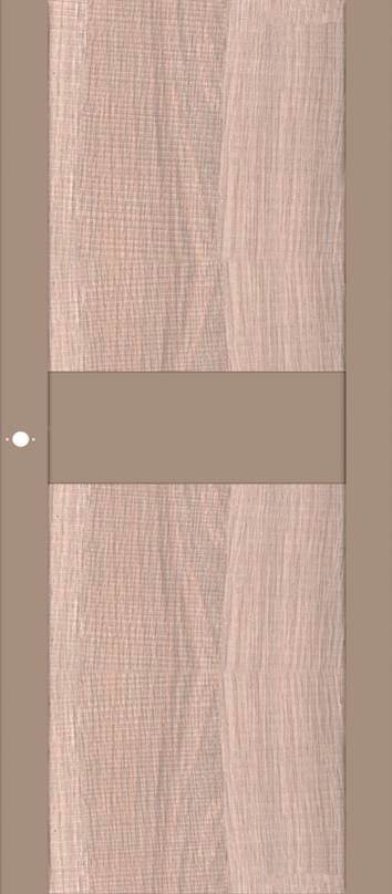 Изображение товара Дверь межкомнатная остеклённая Арт Лайн 80x200 см цвет какао/холст