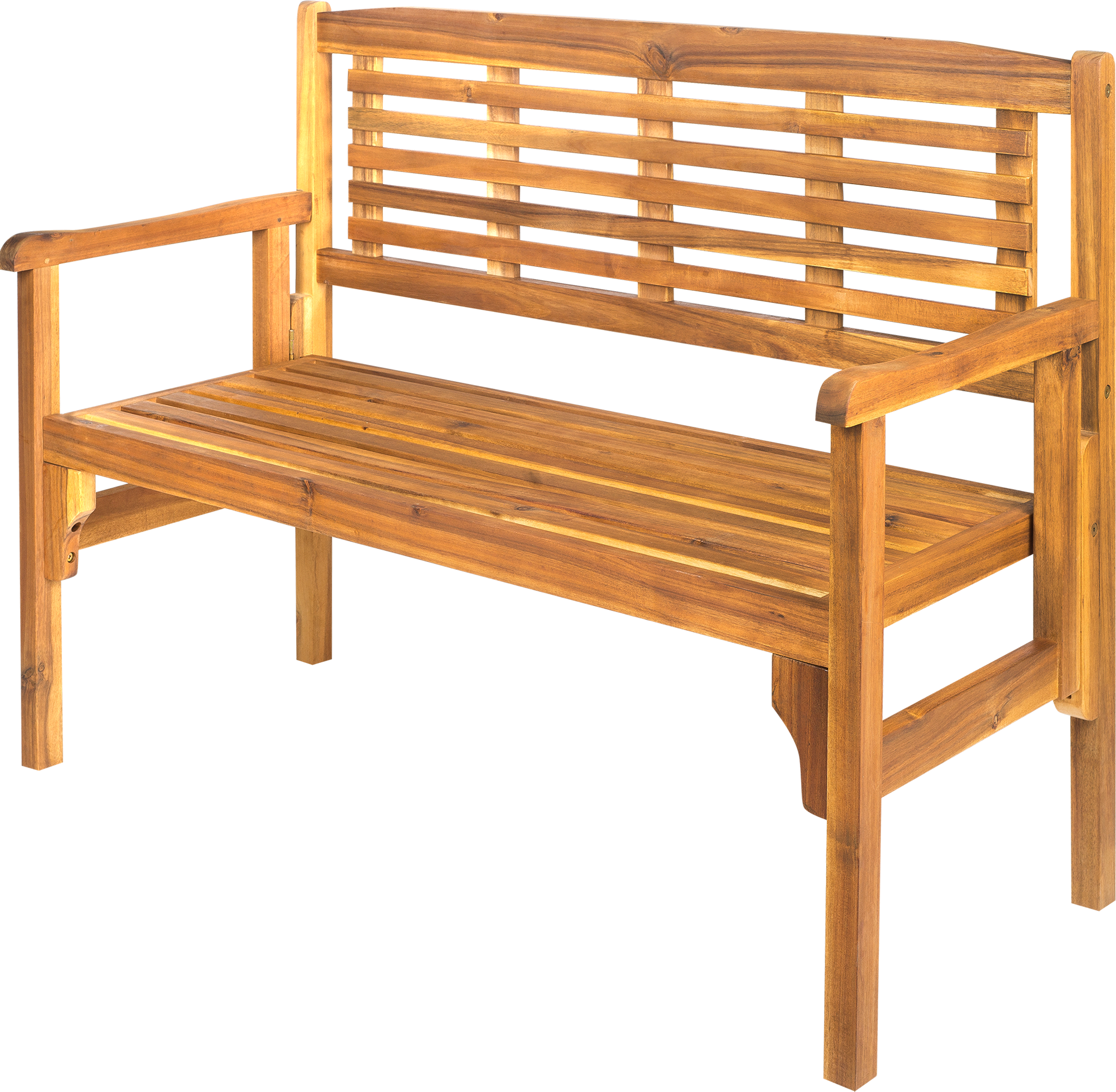 Изображение товара Садовая складная скамейка NATERIAL 120x54x91 см коричневая