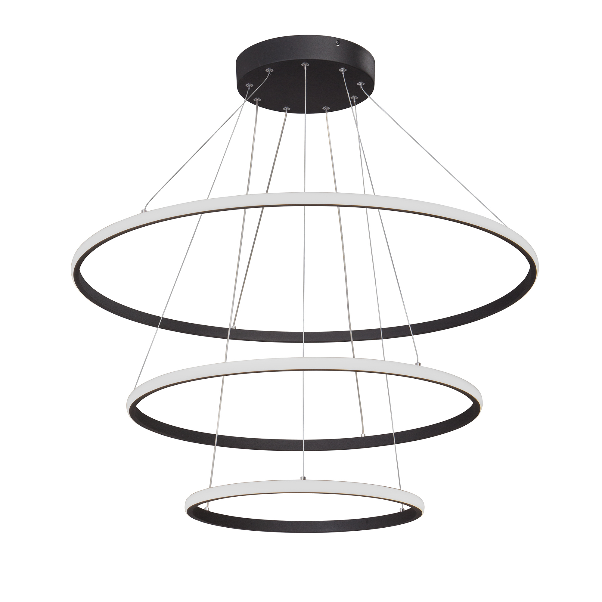 Изображение товара Светильник подвесной светодиодный «Вита Трио», 18 м², регулируемый свет, RGB, цвет чёрный