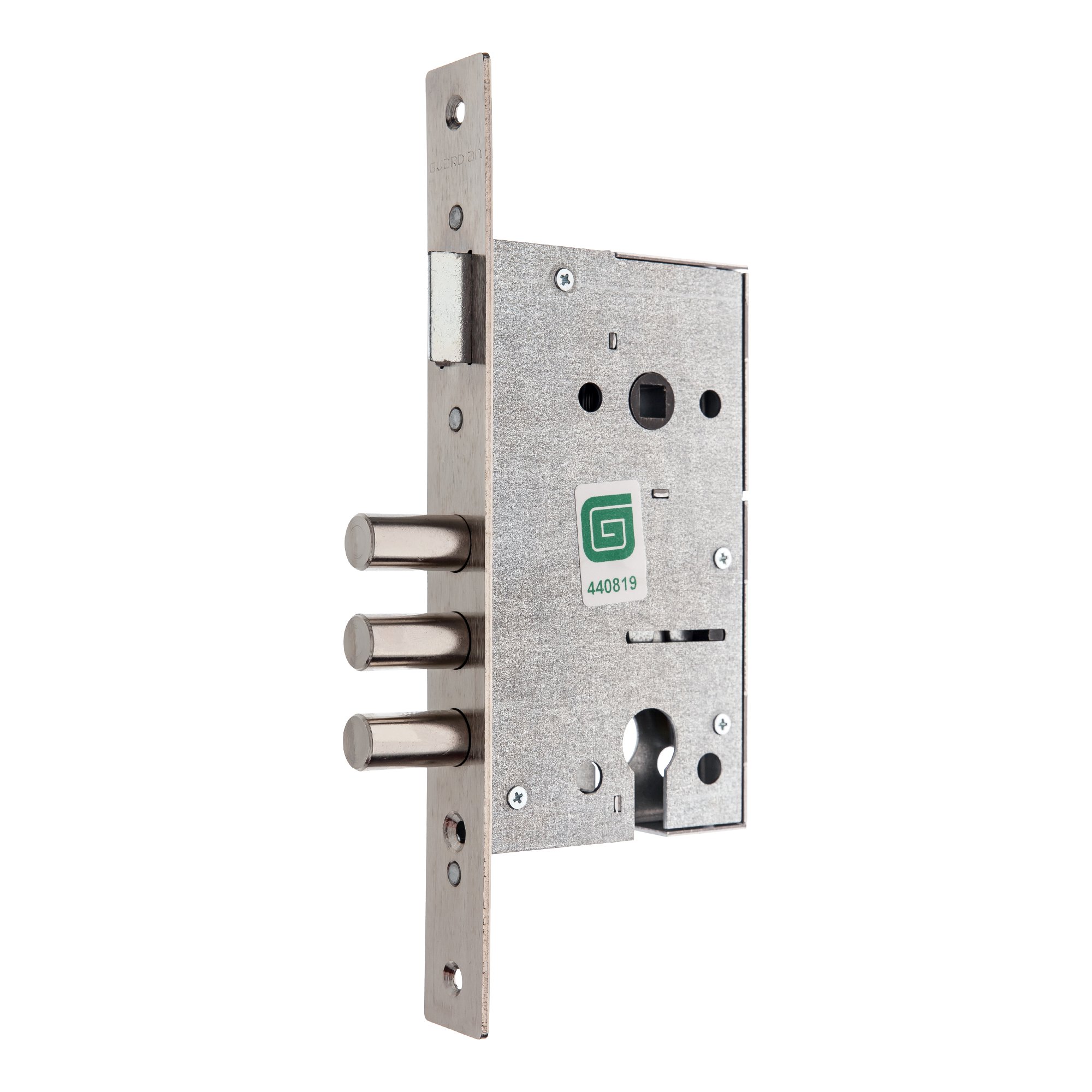 Замок врезной Гардиан-1211, цвет хром ️ купить по цене 862 ₽/шт. в ...