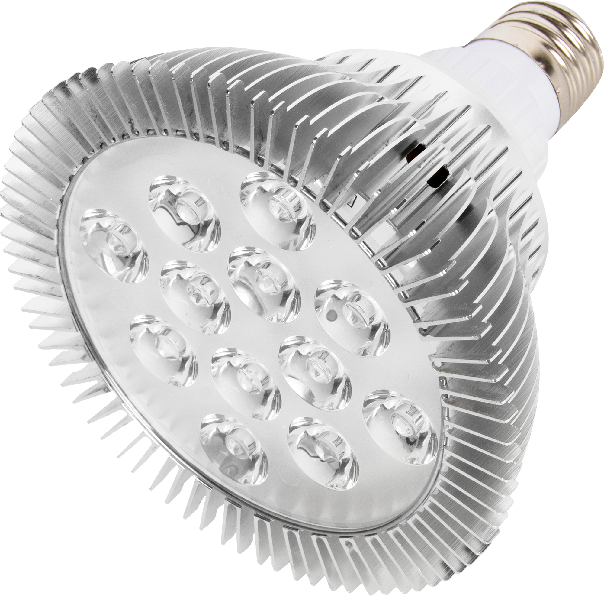 Фитолампа светодиодная для досветки растений Gardmax E27 12 Вт полноспектральный розовый свет