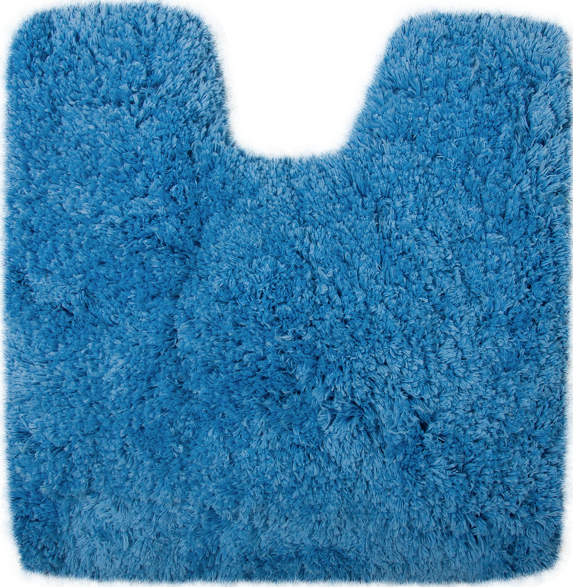 Изображение товара Коврик для туалета 55x55 см цвет синий