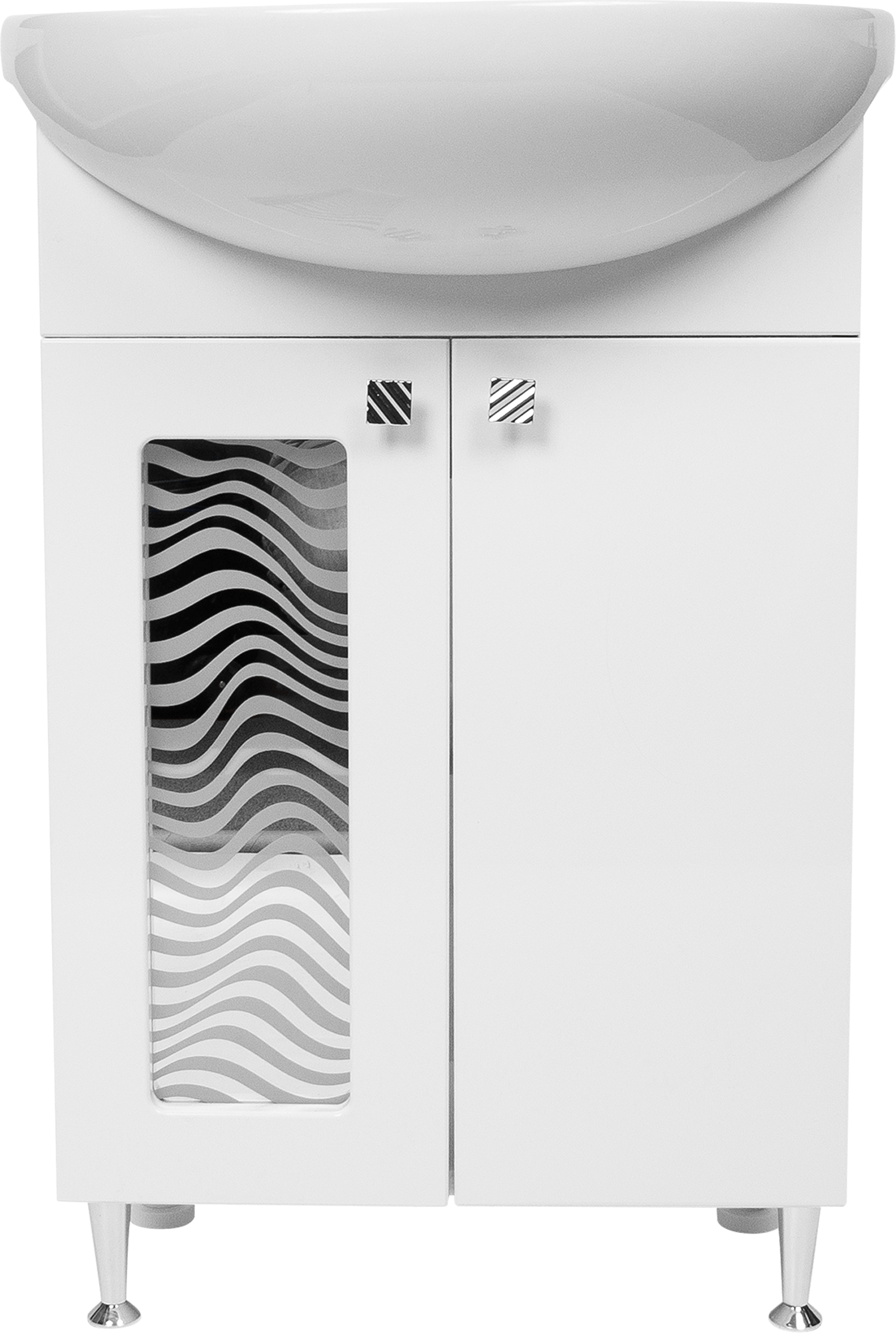 Изображение товара Тумба под раковину напольная «Мальта» 55 см цвет белый