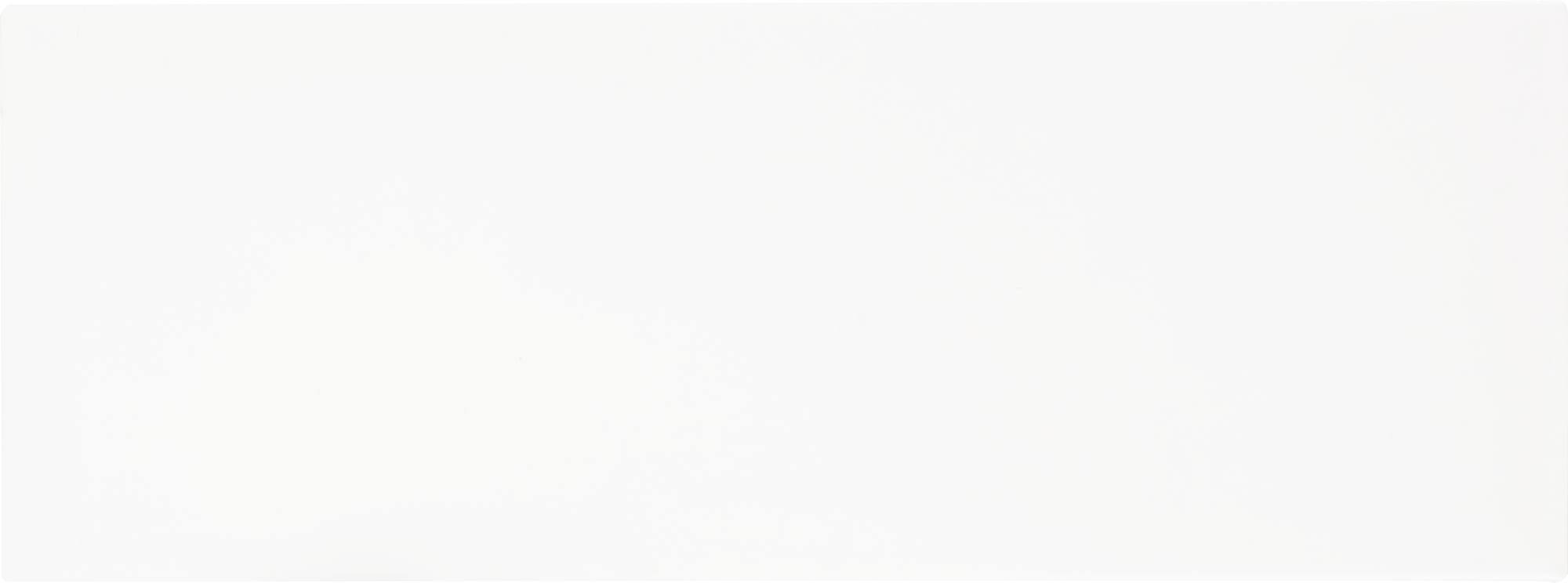 Изображение товара Плитка настенная Бельканто Грань 15х40 см белая керамическая для кухни и ванной