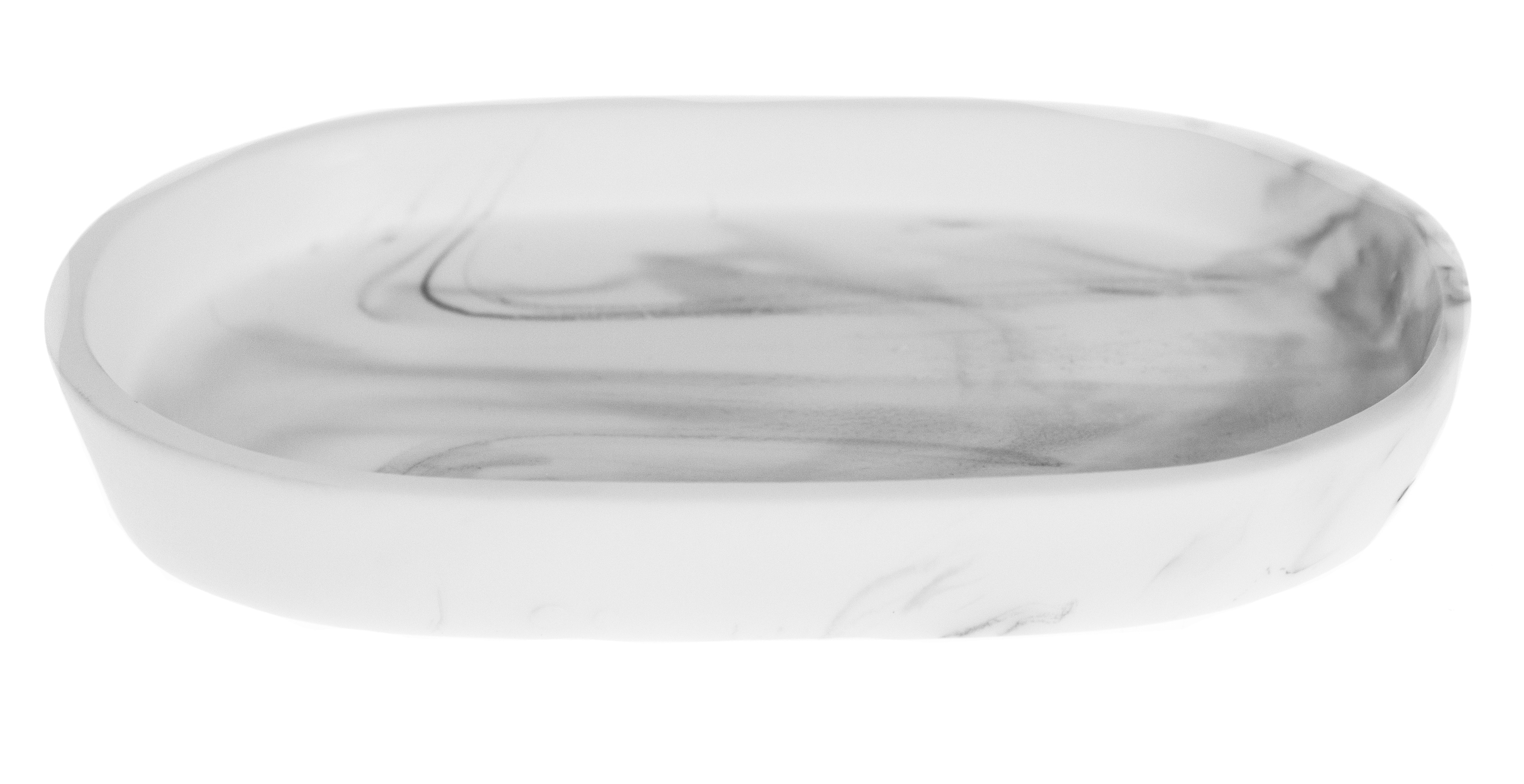 Изображение товара Мыльница Marble полирезина текстура мрамор