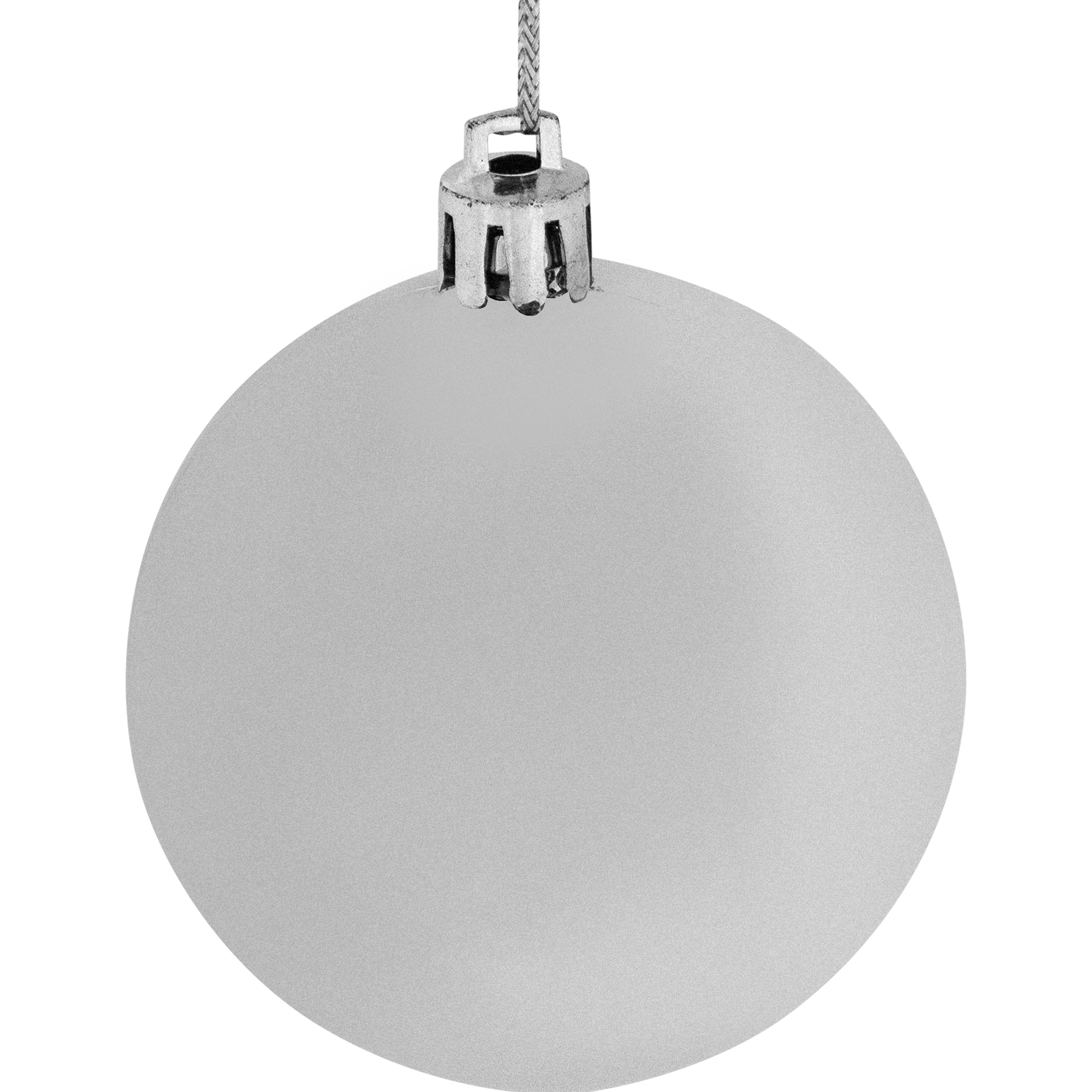 Изображение товара Ёлочный шар Christmas 15 см серебристый праздничное украшение