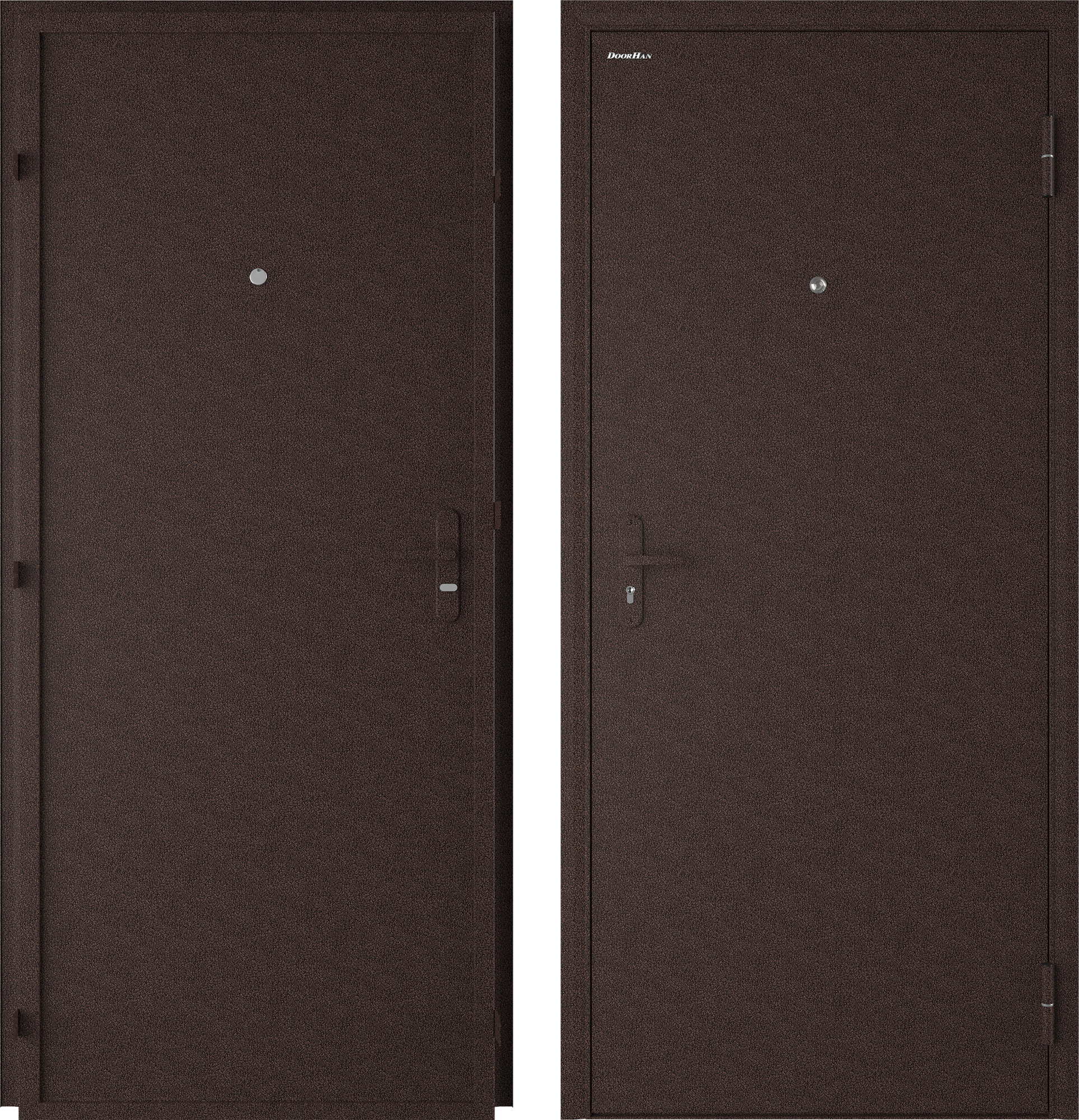 Изображение товара Дверь входная металлическая Лидер, 860 мм, правая, цвет античная медь