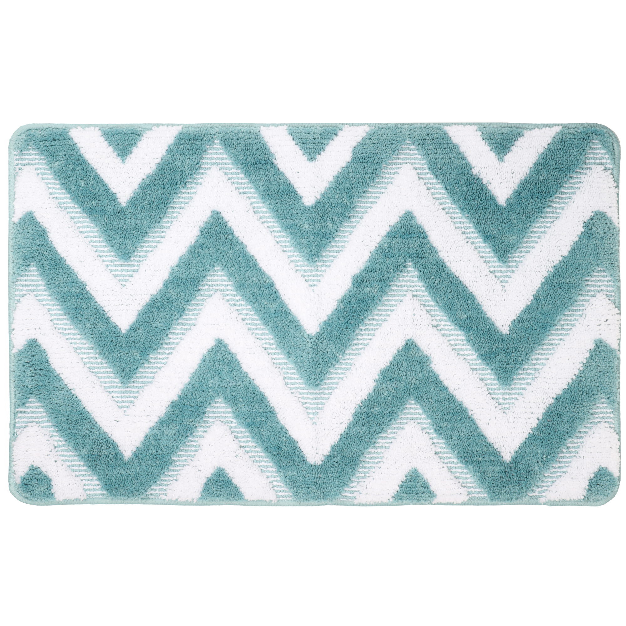 Изображение товара Коврик для ванной Fixsen River 50x80 см цвет голубой