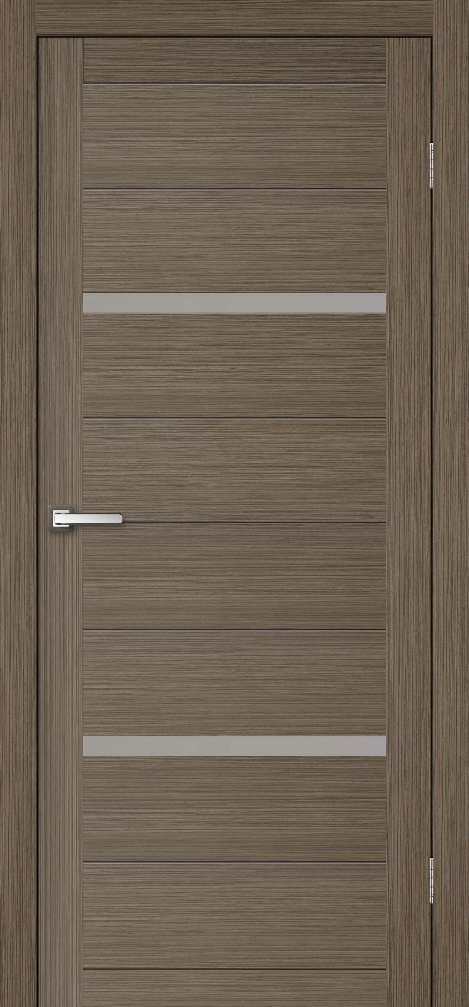 Изображение товара Дверь межкомнатная остеклённая Бэлла 60x200 см, ламинация, цвет мокко, с фурнитурой