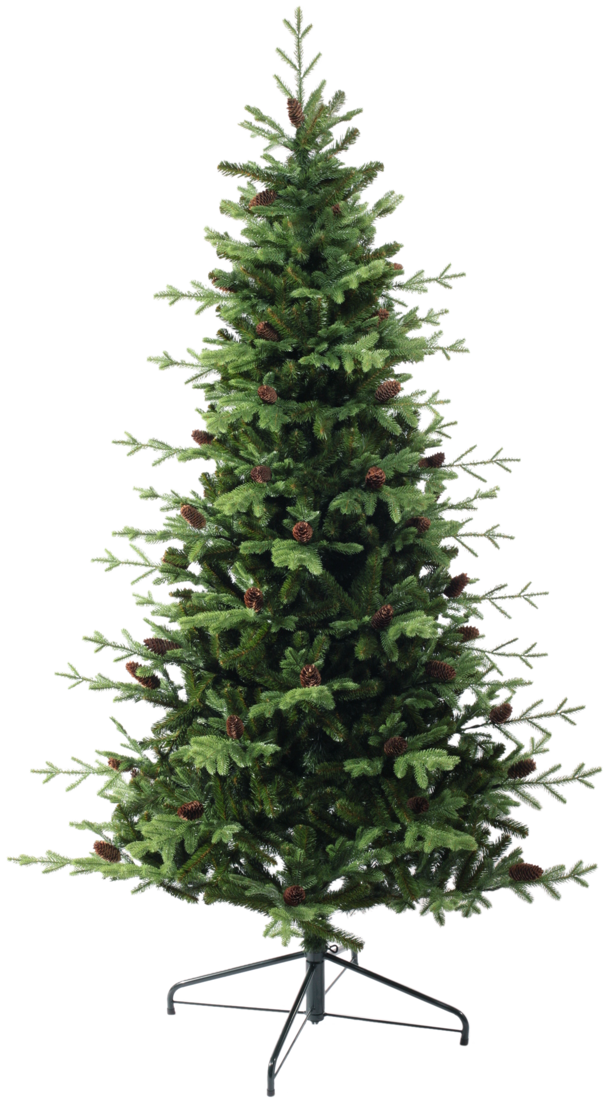 Изображение товара Ель новогодняя искусственная «Европейская» с шишками 150 см