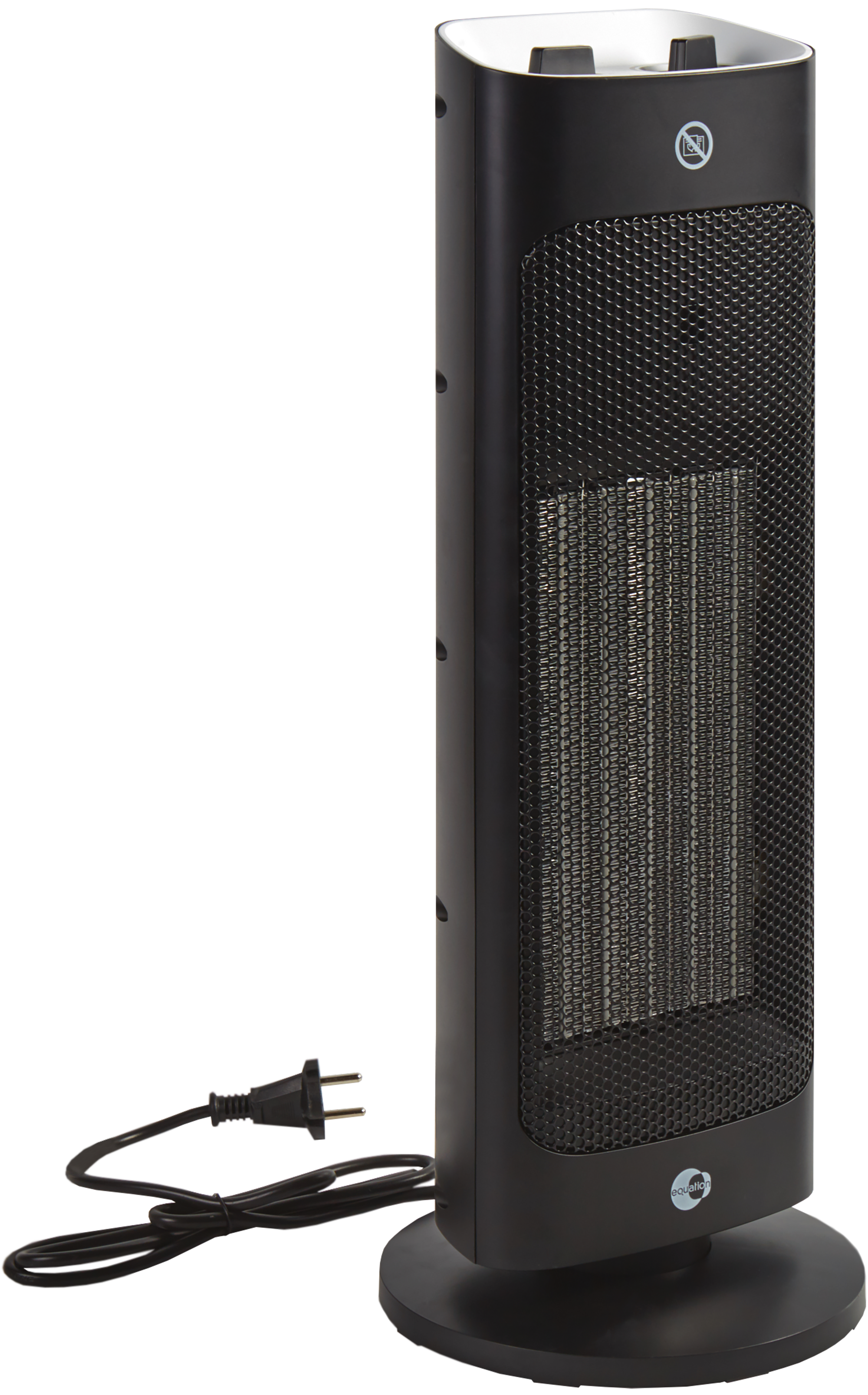 Изображение товара Тепловентилятор колонный керамический электрический Equation с механическим термостатом 2000 Вт черный