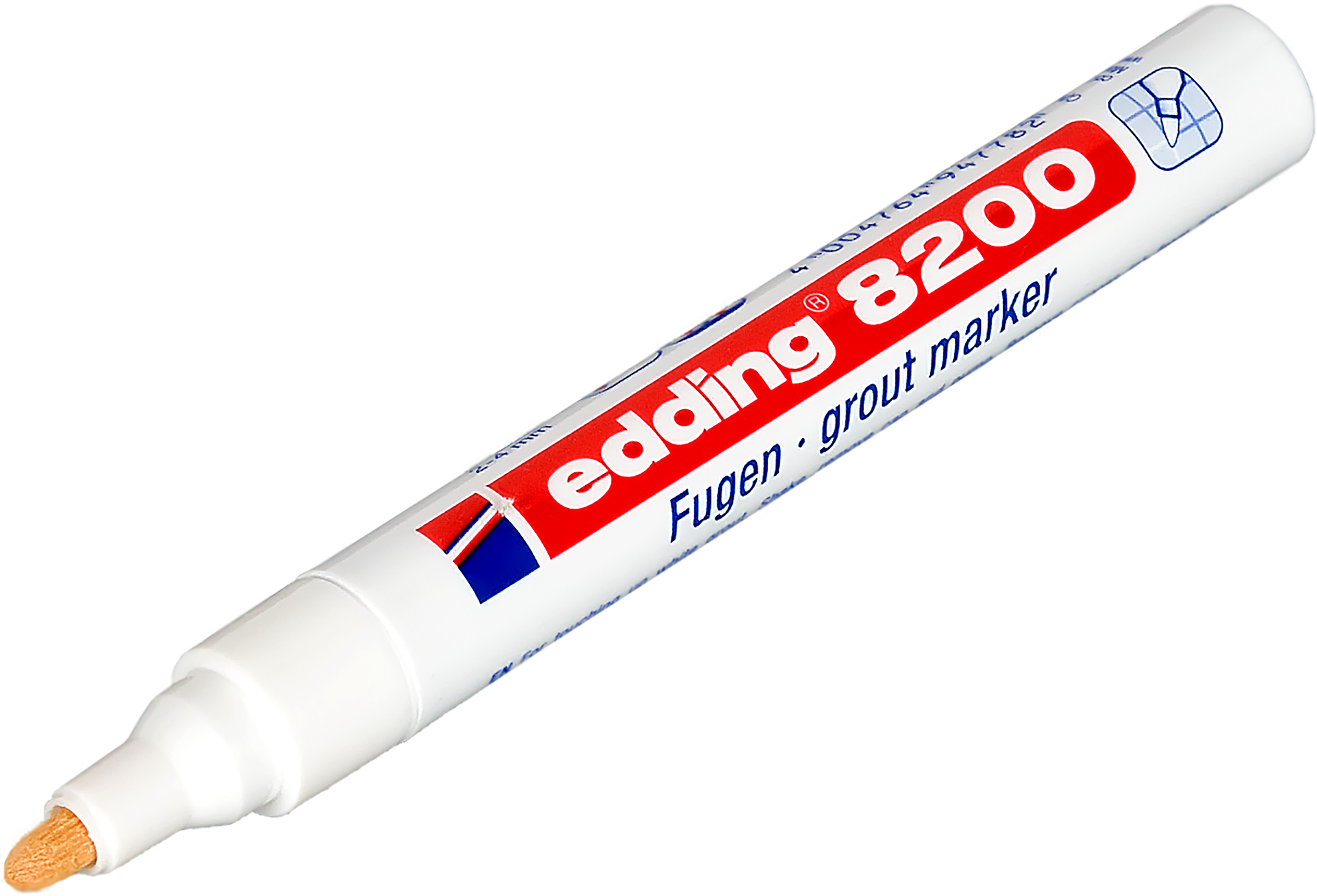 Изображение товара Маркер для плиточных швов Edding 8200-1B белый 4 мм