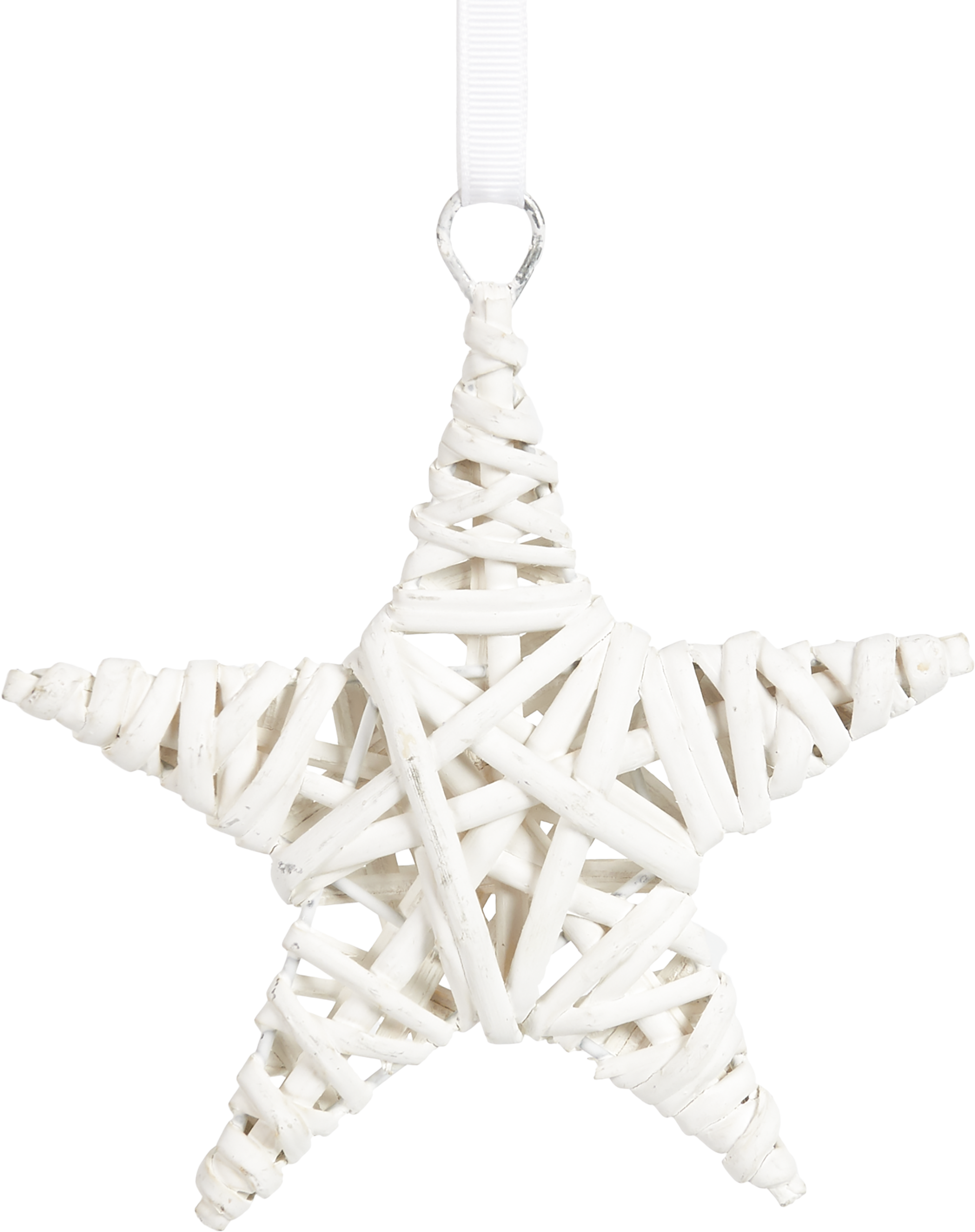 Изображение товара Декоративная фигура плетеная звезда цвет белый Изображение товара Декоративная фигура плетеная звезда цвет белый