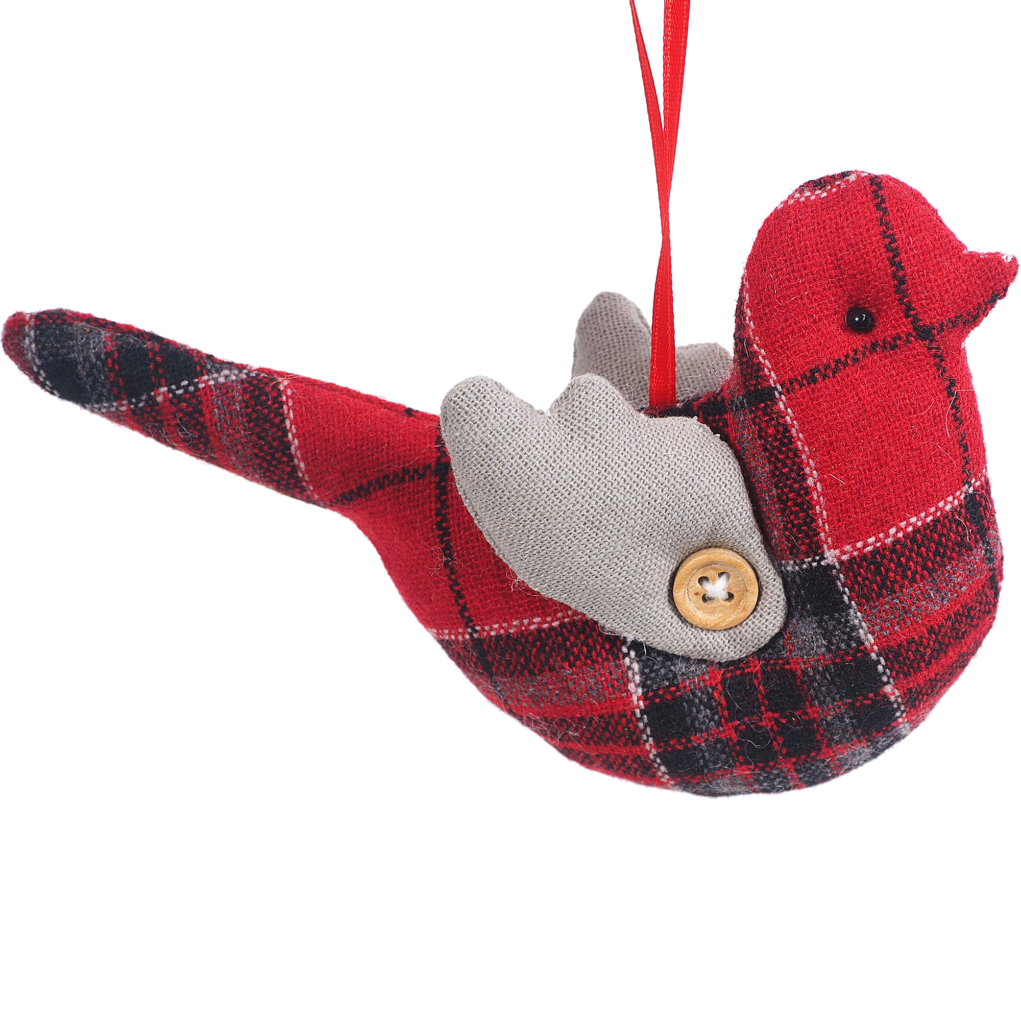 Изображение товара Украшение ёлочное «Птичка» цвет красный