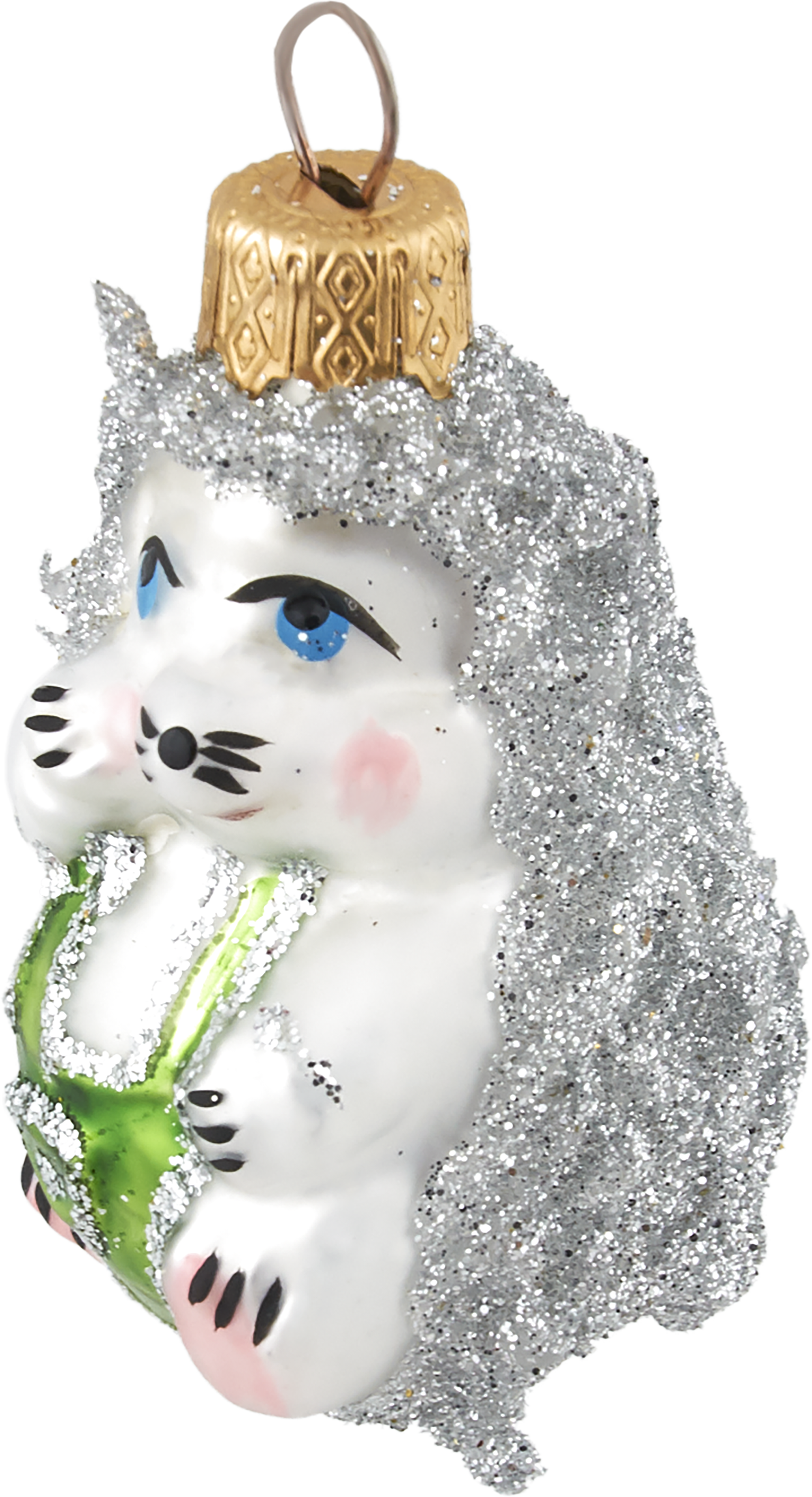 Изображение товара Украшение ёлочное «Ёжик», 9 см, стекло