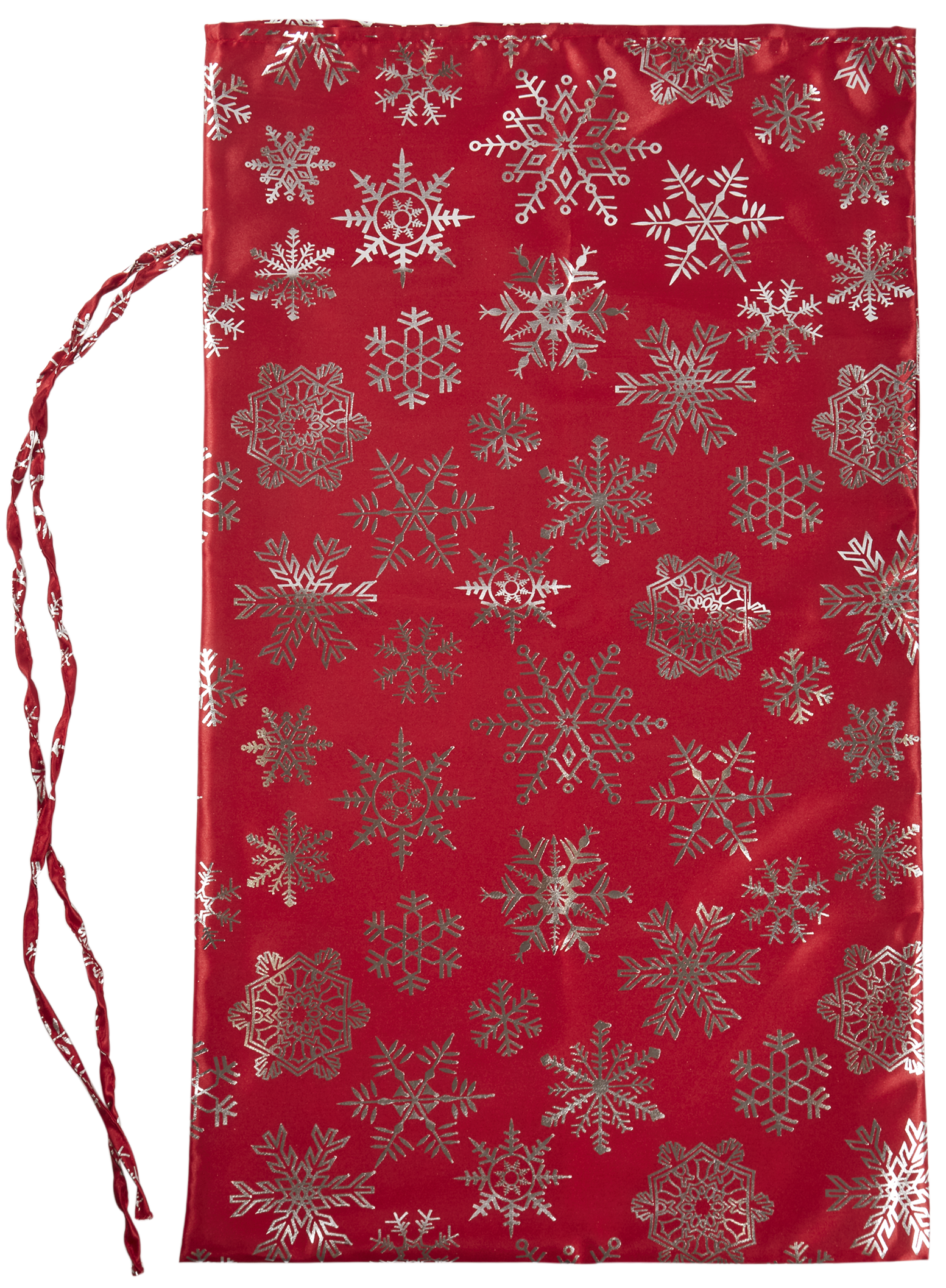 Изображение товара Мягкая новогодняя упаковка мешок Деда Мороза 30х30х10 см из полиэстера