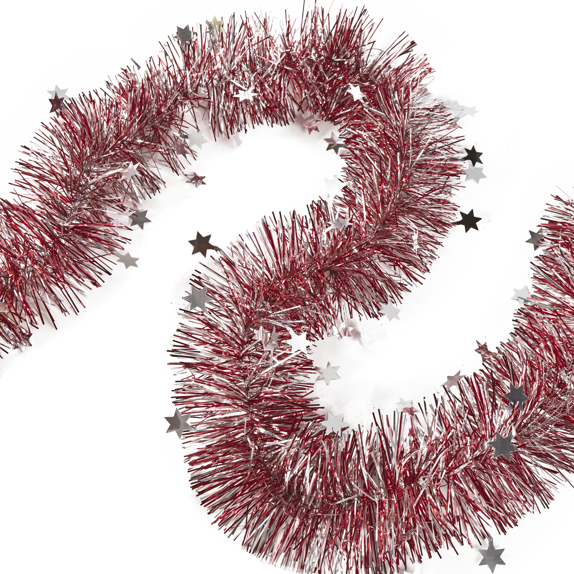 Изображение товара Мишура «Звёздочка», 100 см, цвет красный