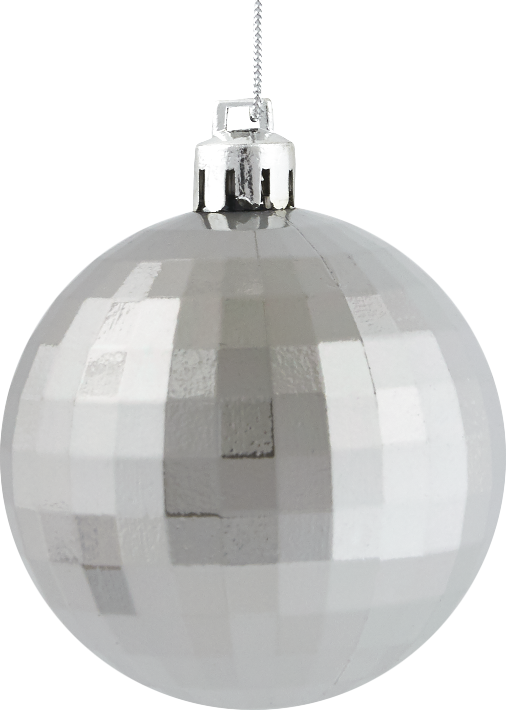 Изображение товара Шар ёлочный «Диско» 6 см, пластик, цвет серебряный