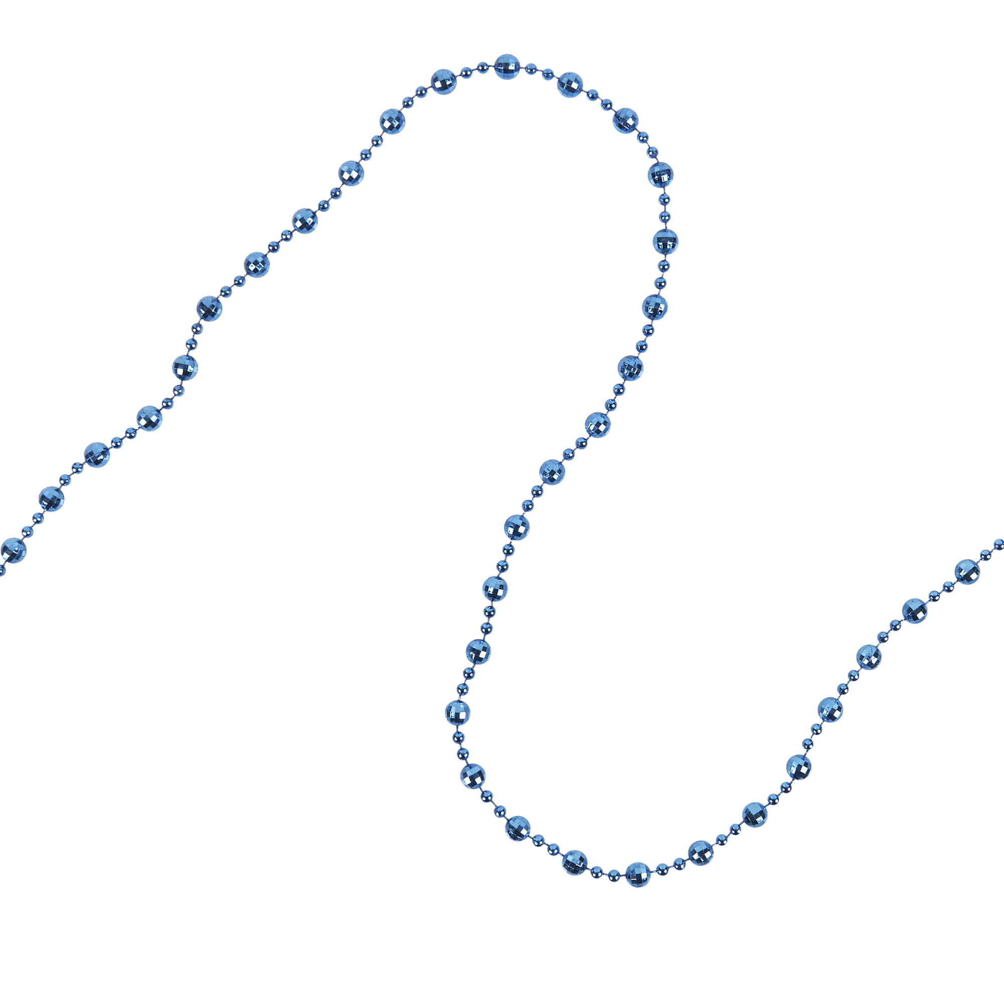 Изображение товара Гирлянда Бусы голубой 270 см для новогоднего украшения улиц и помещений