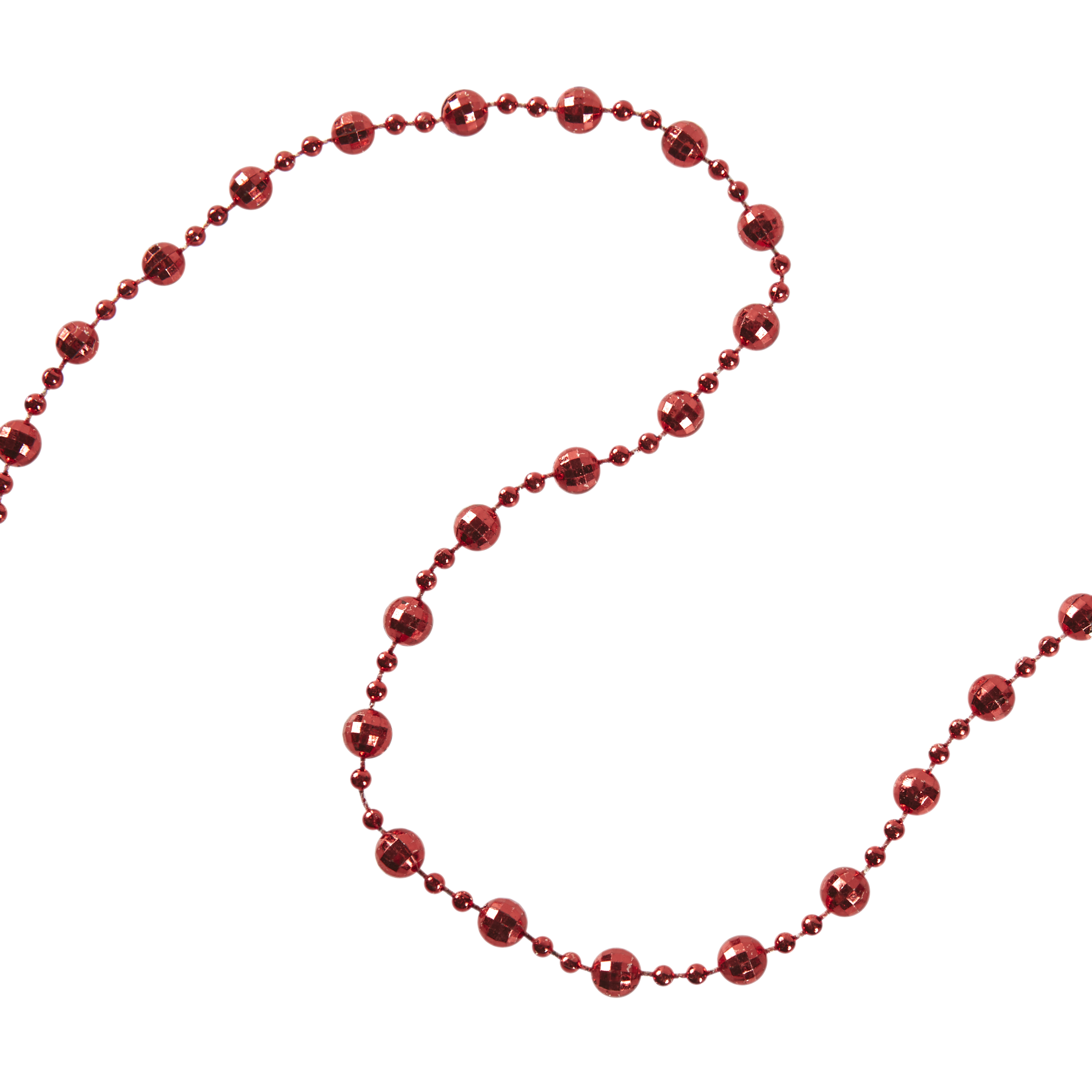 Изображение товара Гирлянда Бусы 270 см красный новогодний декор универсальное украшение для дома и улицы