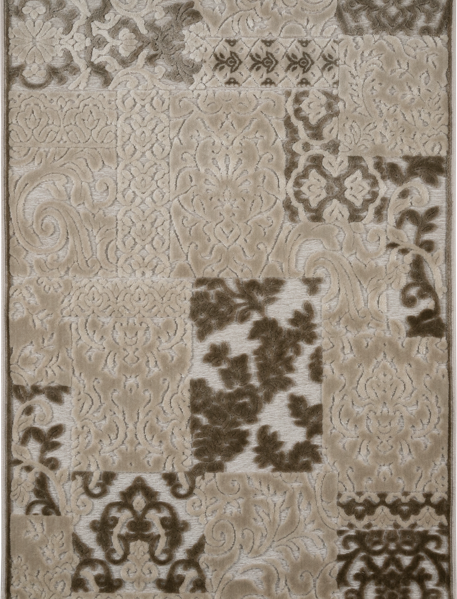 Изображение товара Дорожка ковровая "Шенилл" 97 см бежевый, из полипропилена и джута, Россия