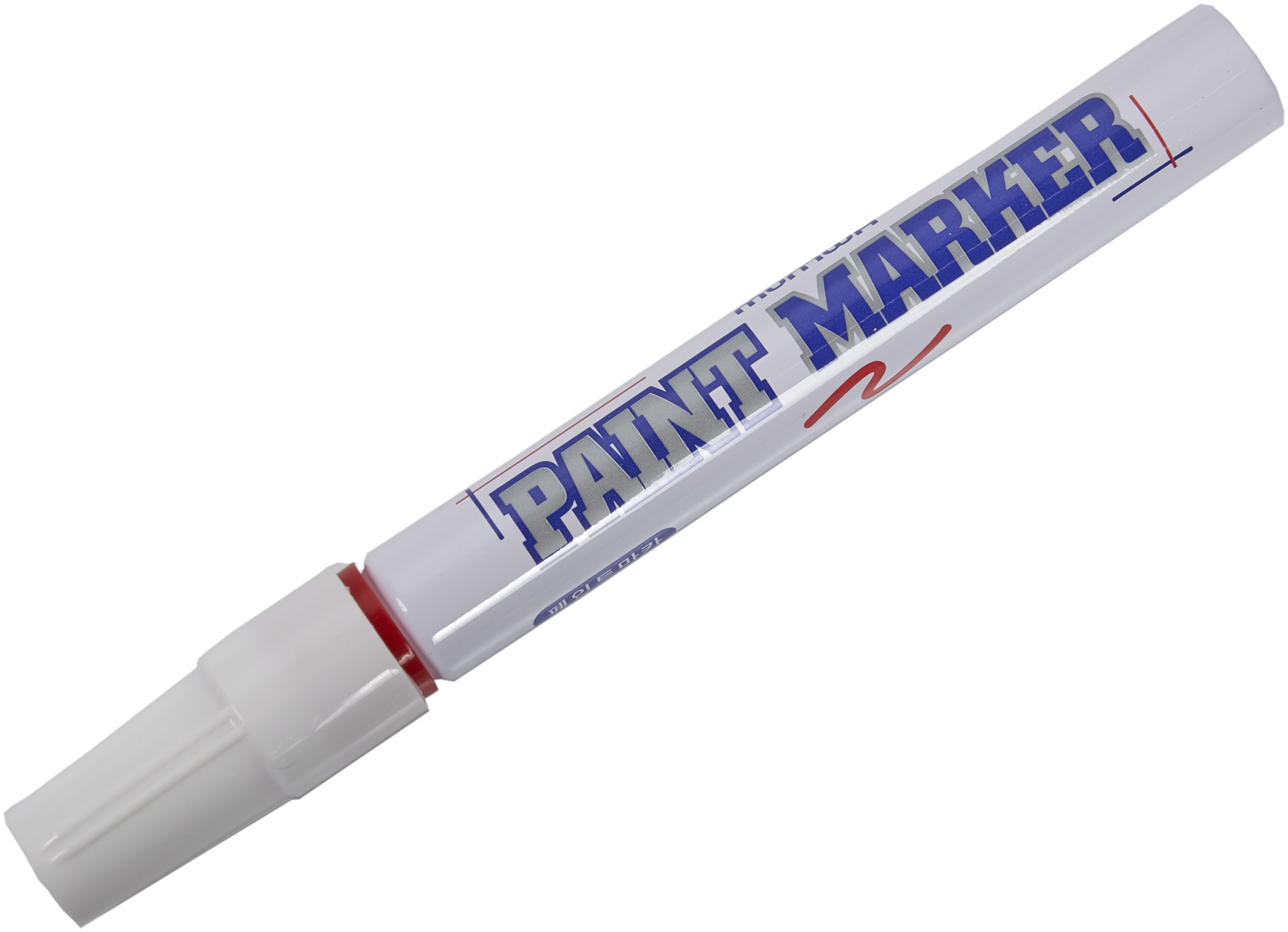 Изображение товара Маркер-краска MunHwa красный 4 мм для металла стекла и дерева