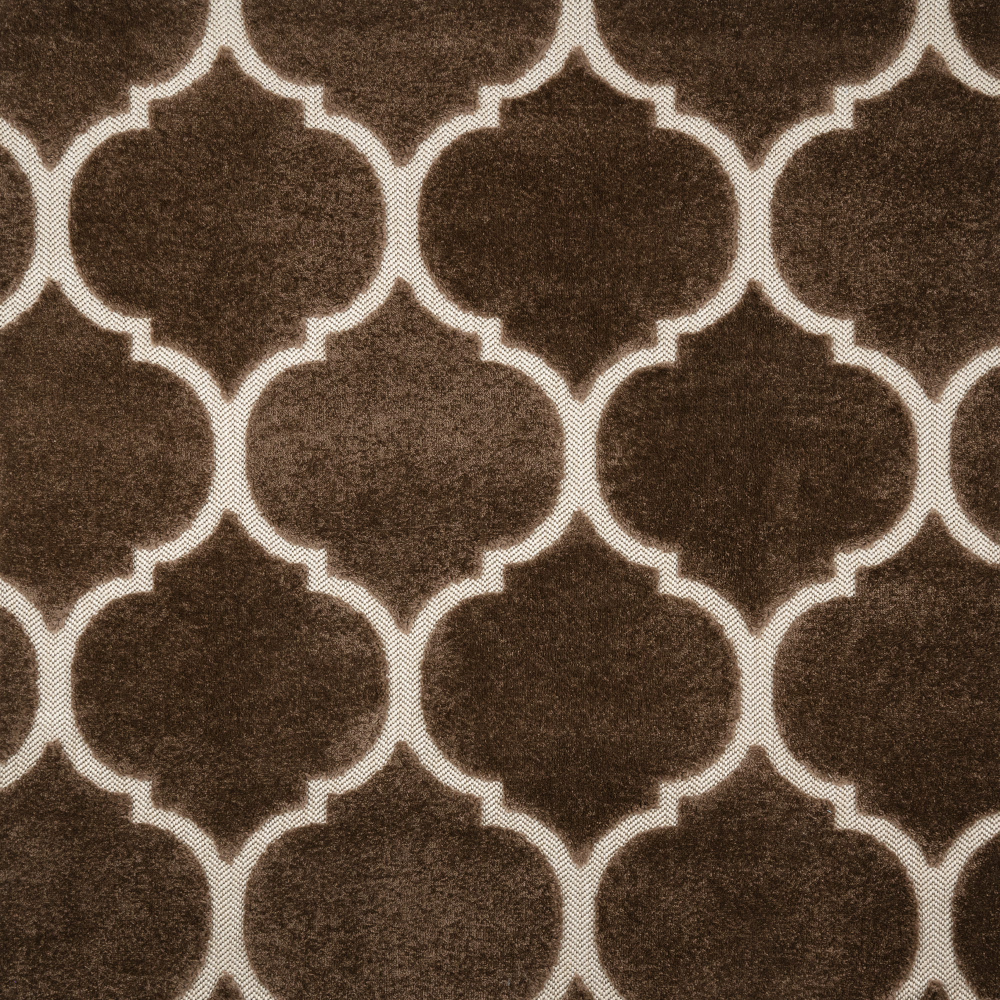 Изображение товара Ковровое покрытие «Рельеф узор» 4 м, цвет коричневый