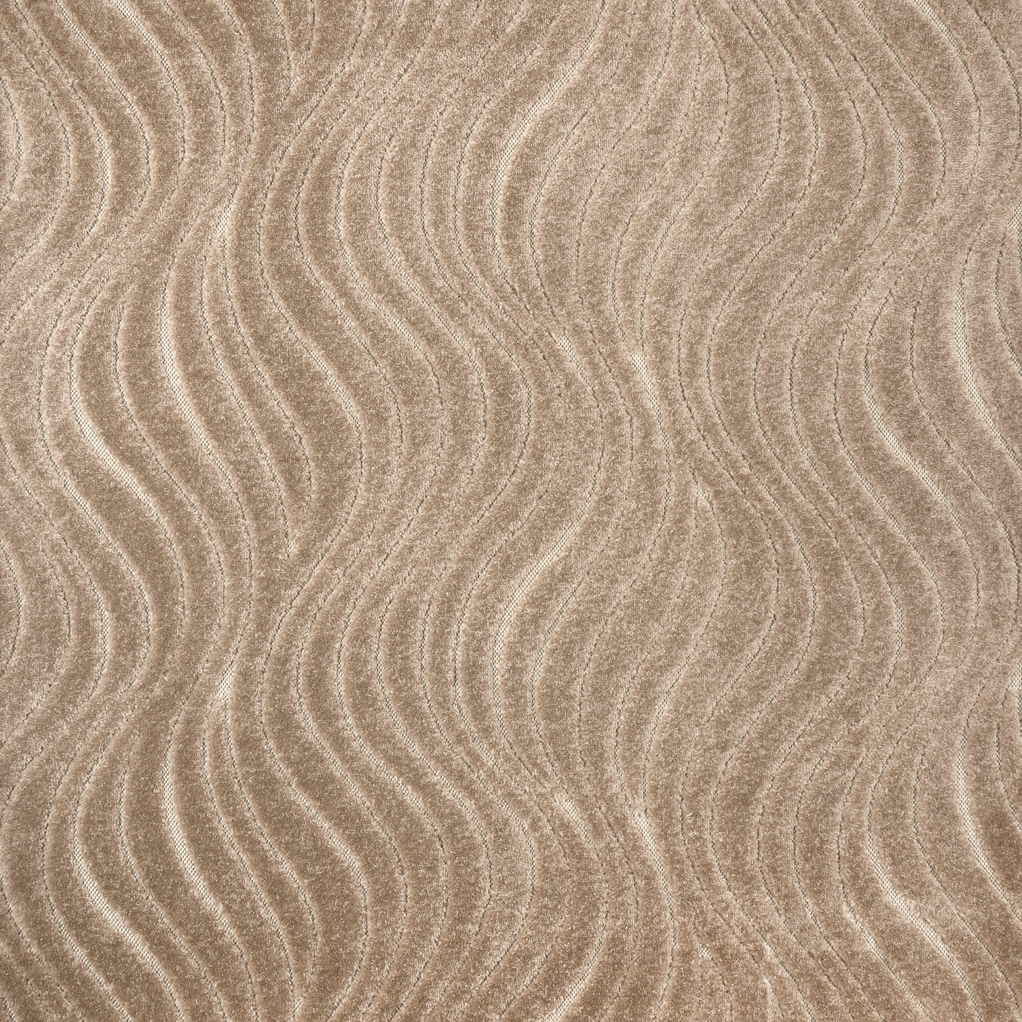 Изображение товара Ковровое покрытие Рельеф «Волна» 4 м цвет бежевый