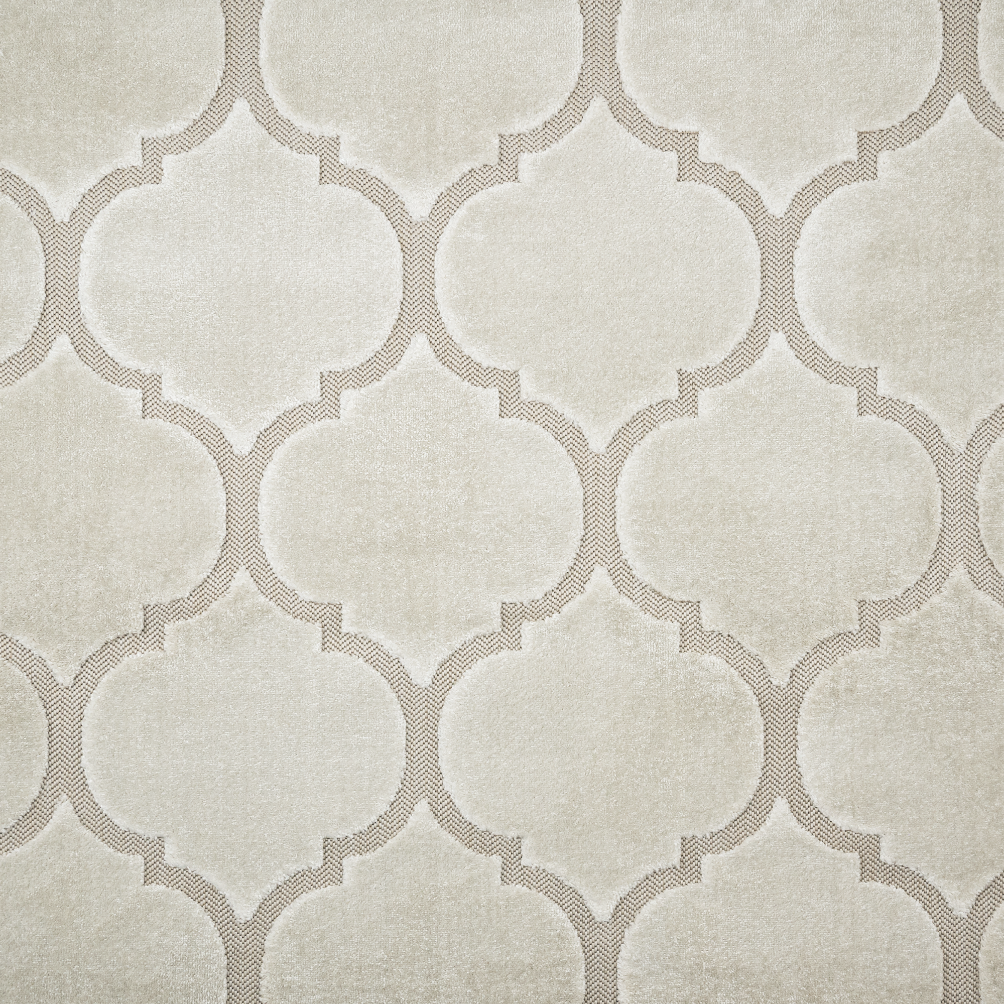 Изображение товара Ковровое покрытие Узор 2 м белый искусственный ковролин для дома и офиса