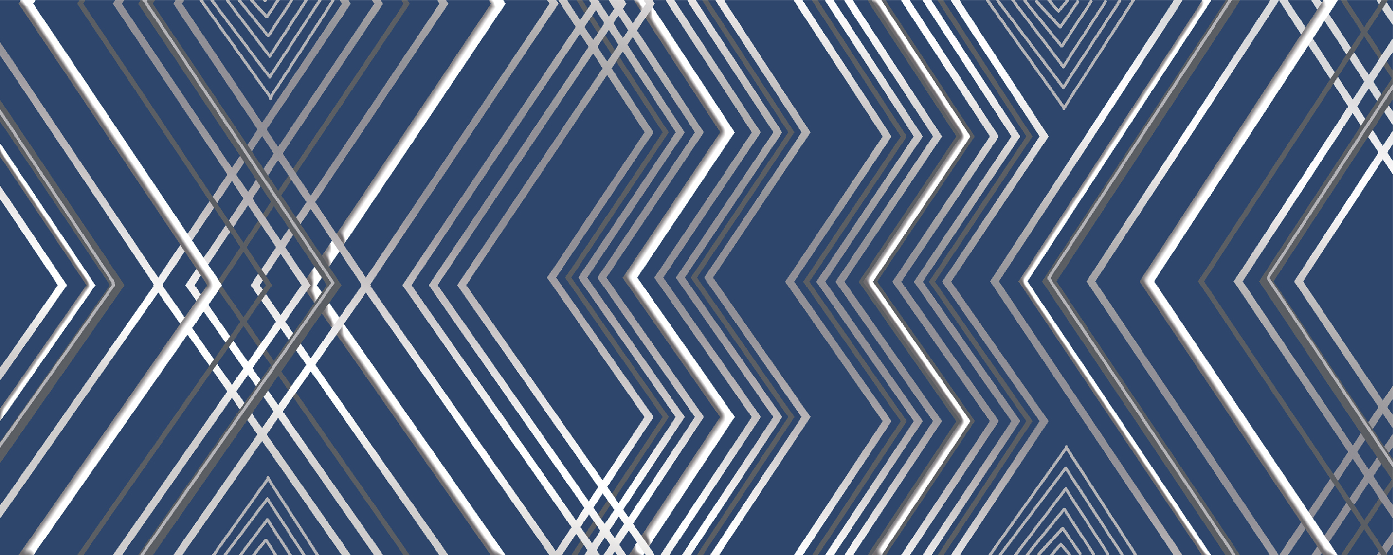 Изображение товара Декор настенный Azori Festa 20.1x50.5 см цвет синий индиго