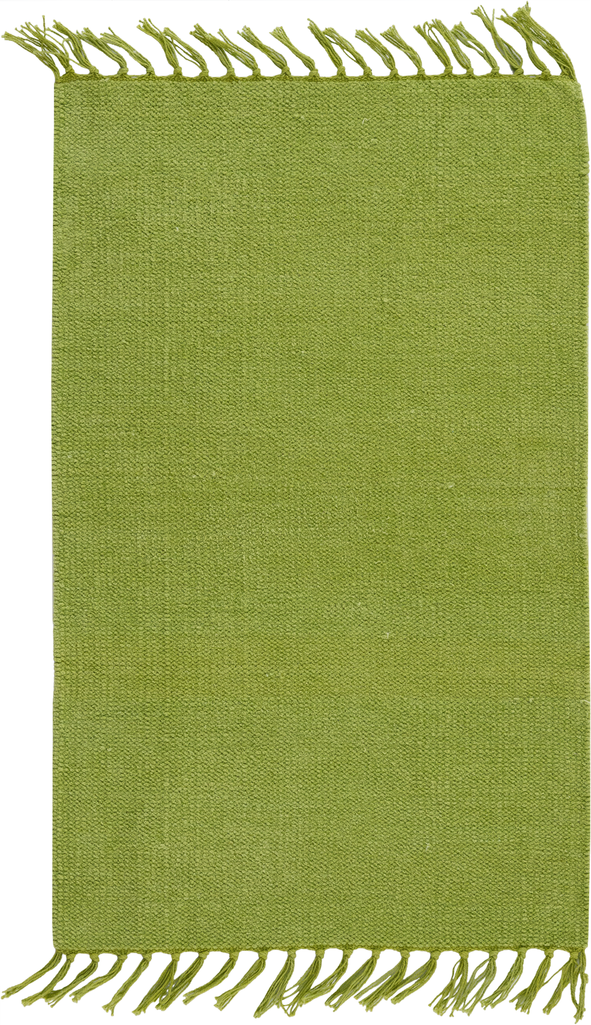 Изображение товара Коврик хлопок Inspire Manoa 50x80 см зеленый натуральный ручной работы