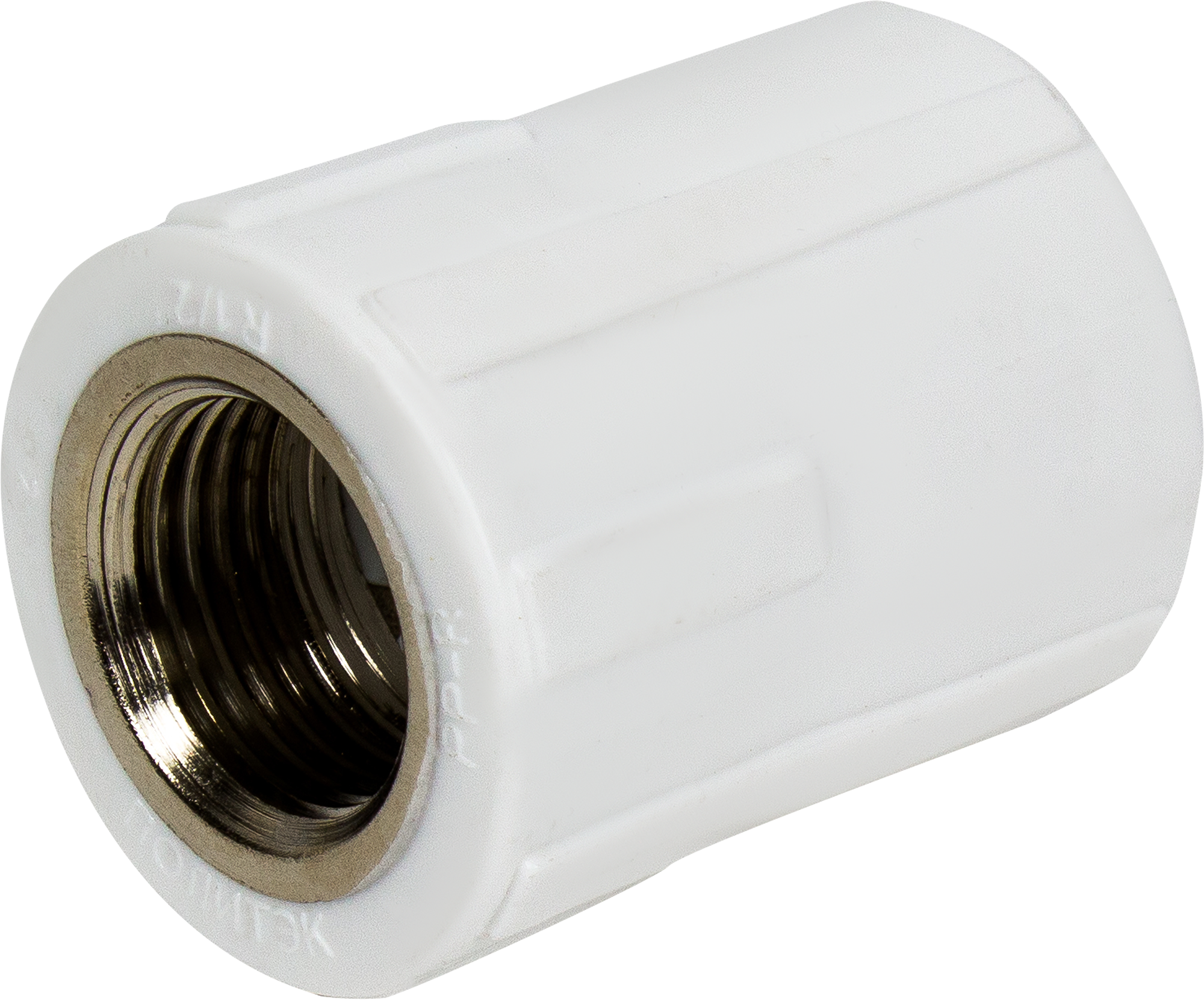 Изображение товара Муфта комбинированная Политэк 3/4x25 мм ВР полипропилен для водопровода