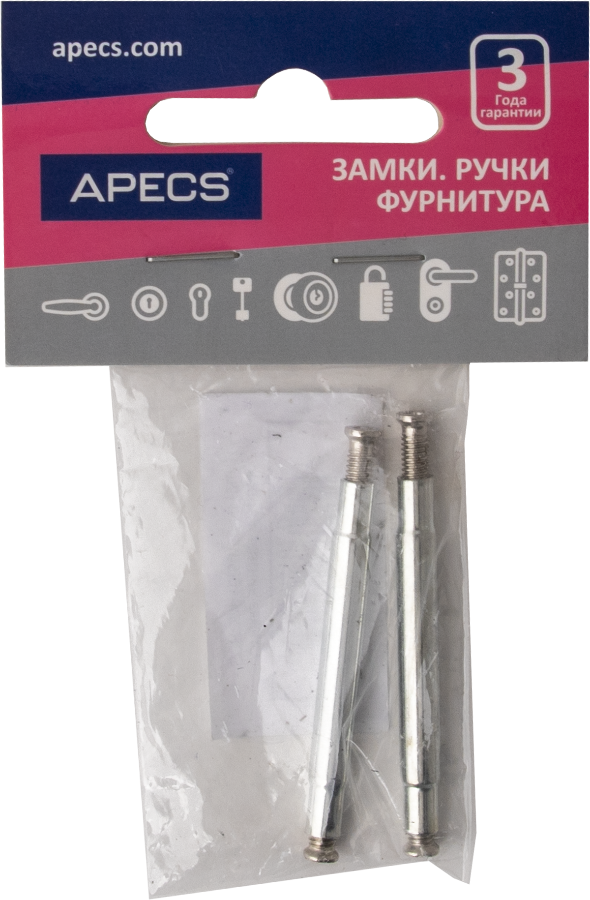 Стяжка винтовая Apecs SCR-M4-10(50)30-NI 2 шт. - 3