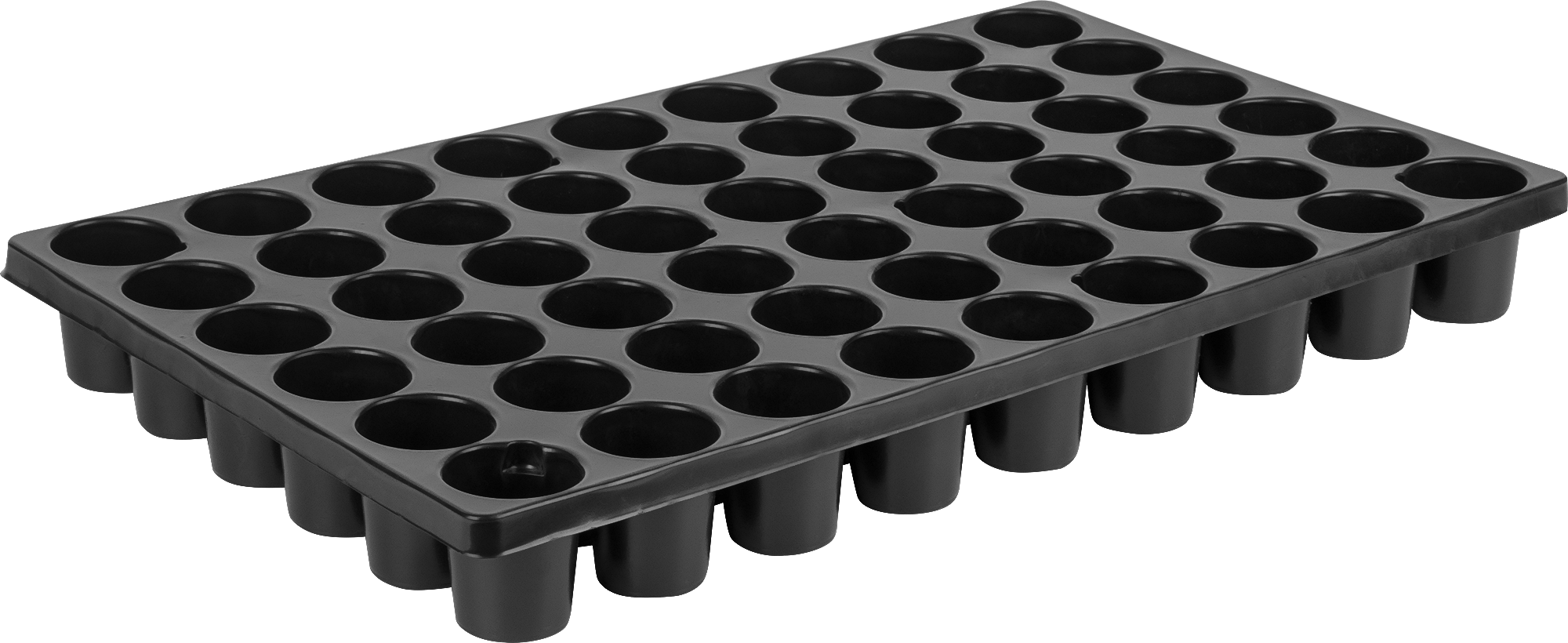 Изображение товара Кассета для рассады 54 ячейки пластик черный 520х310х60 мм